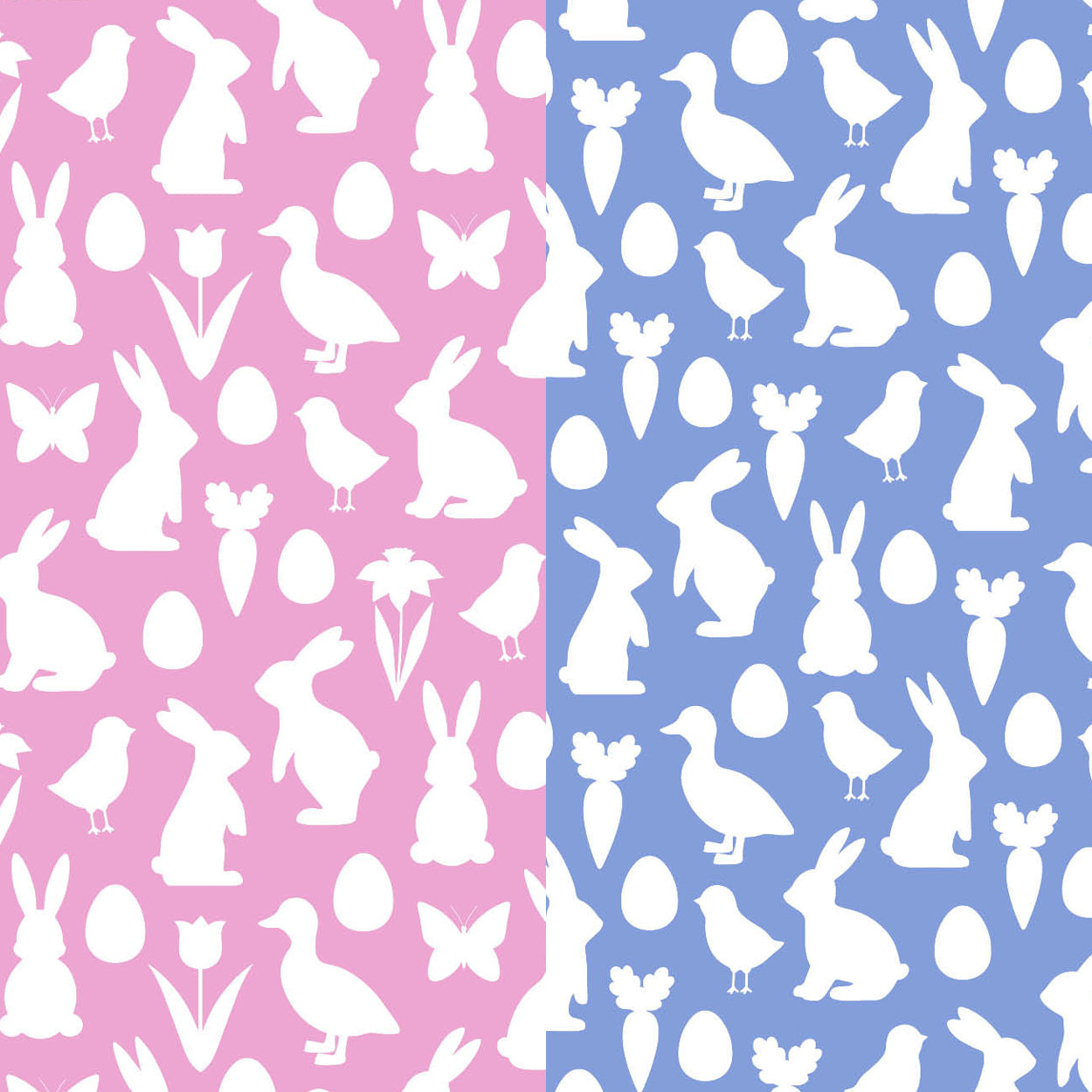 Easter Time Pink and Blue