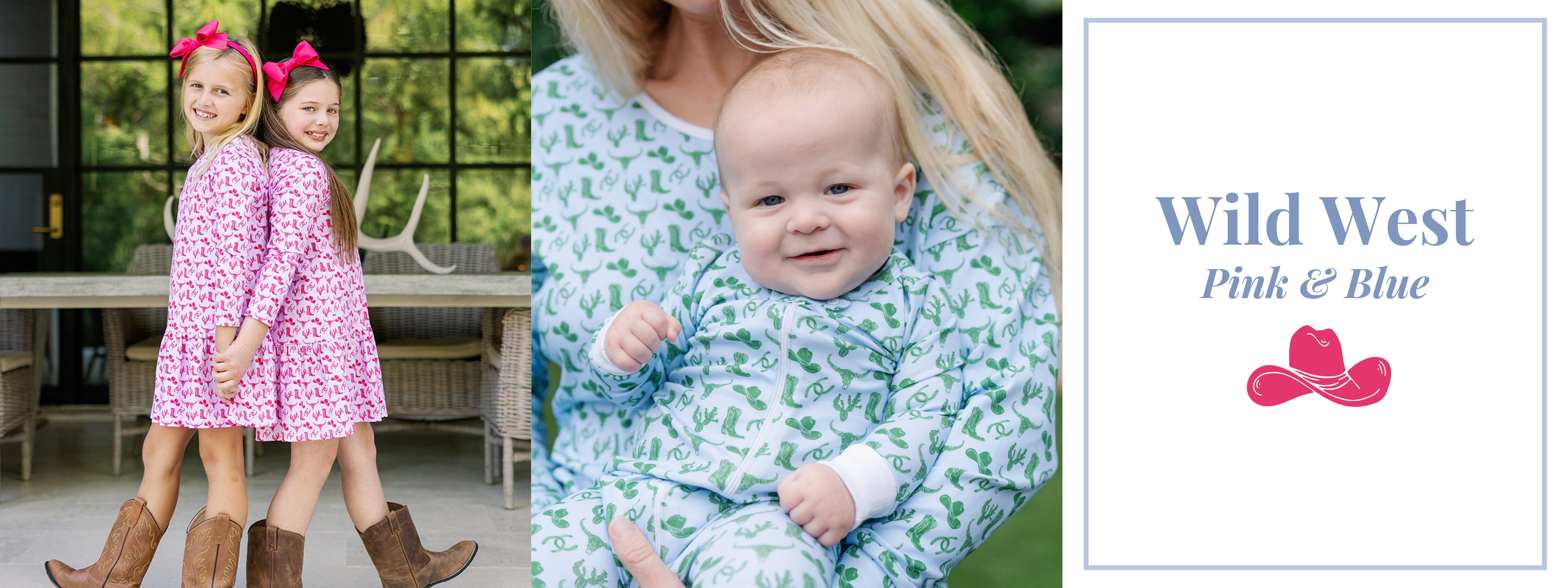 Wild West Pink & Blue