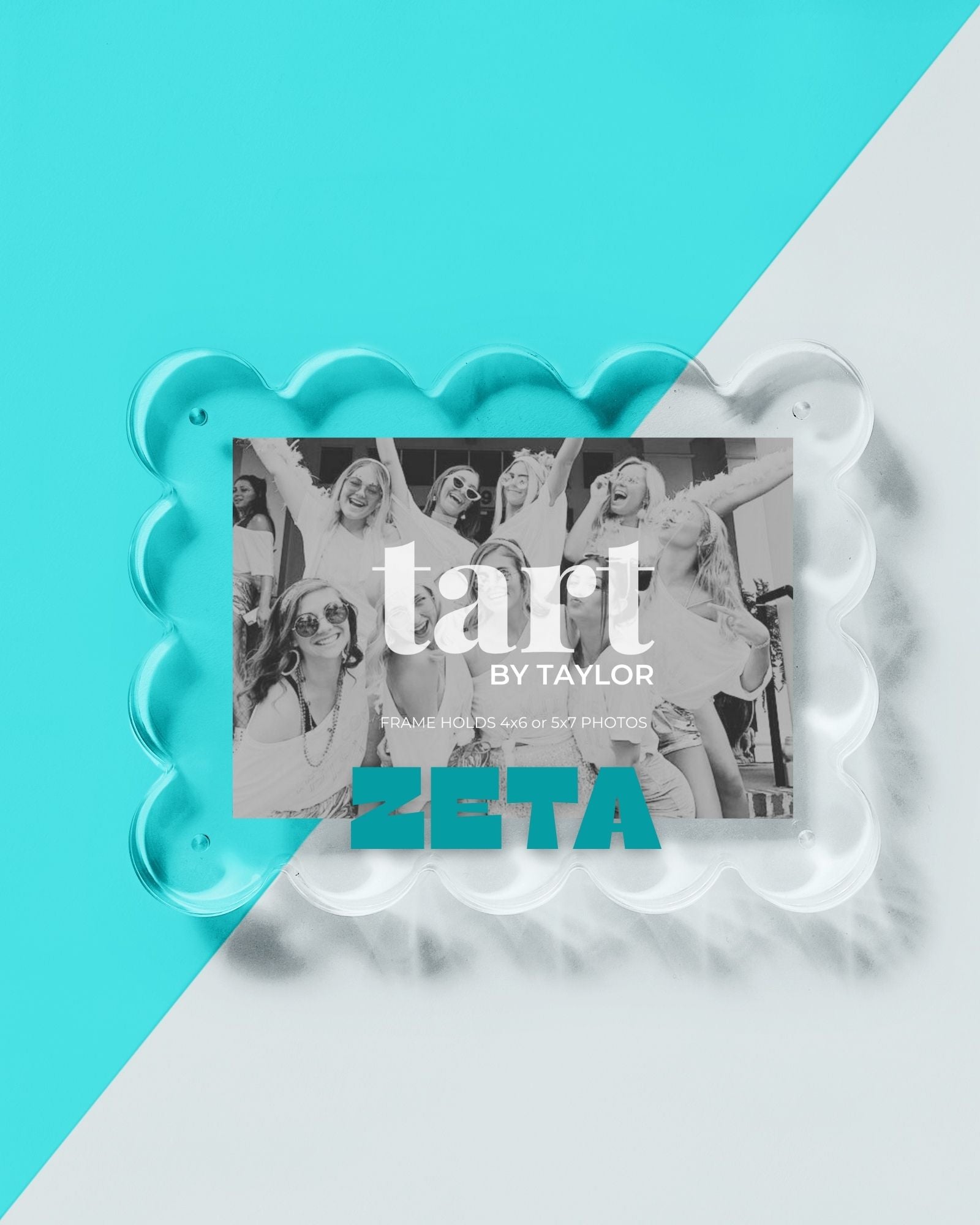 Sorority Acrylic Picture Frame - Zeta Tau Alpha
