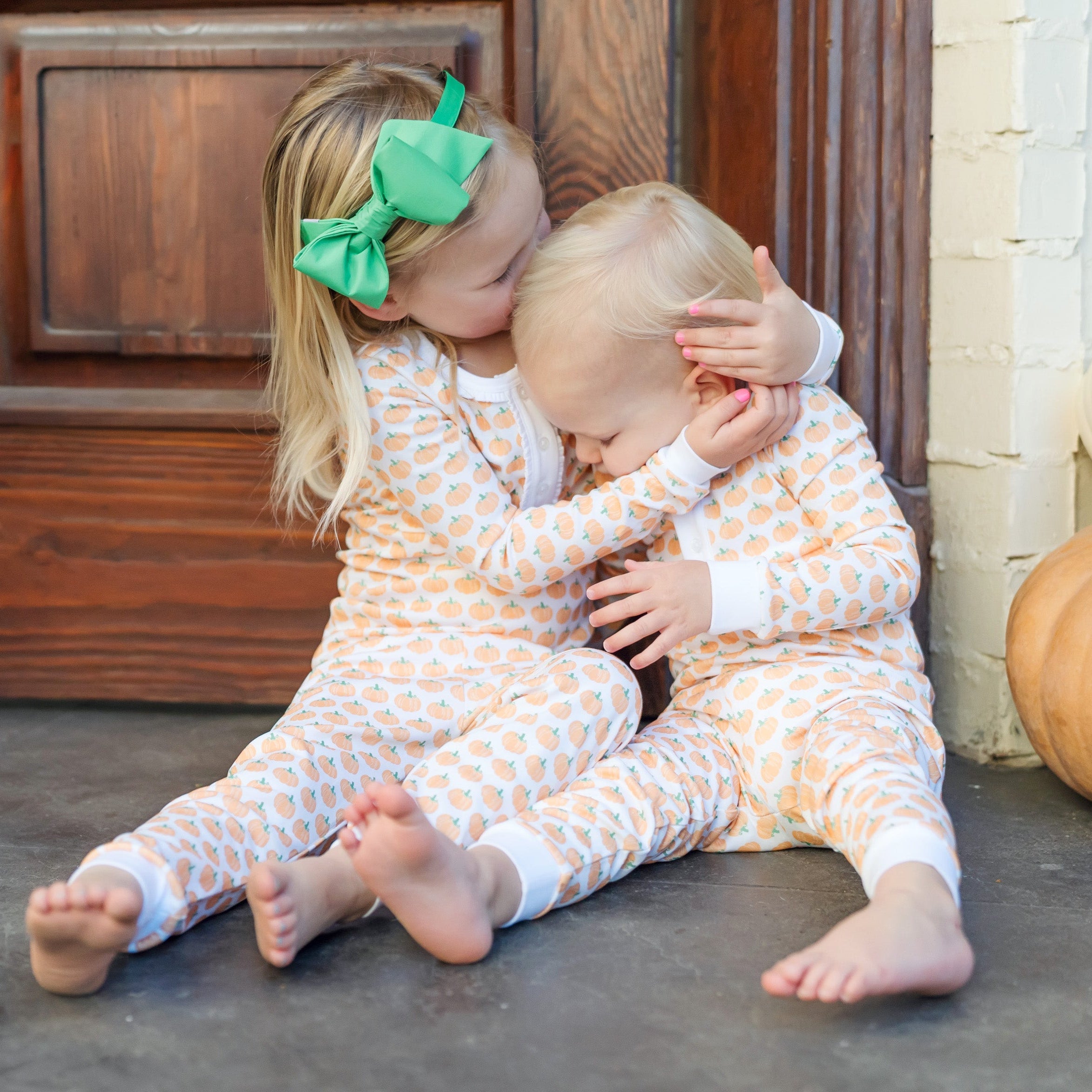 Jack Boys' Pajama Pant Set - Harvest Pumpkin