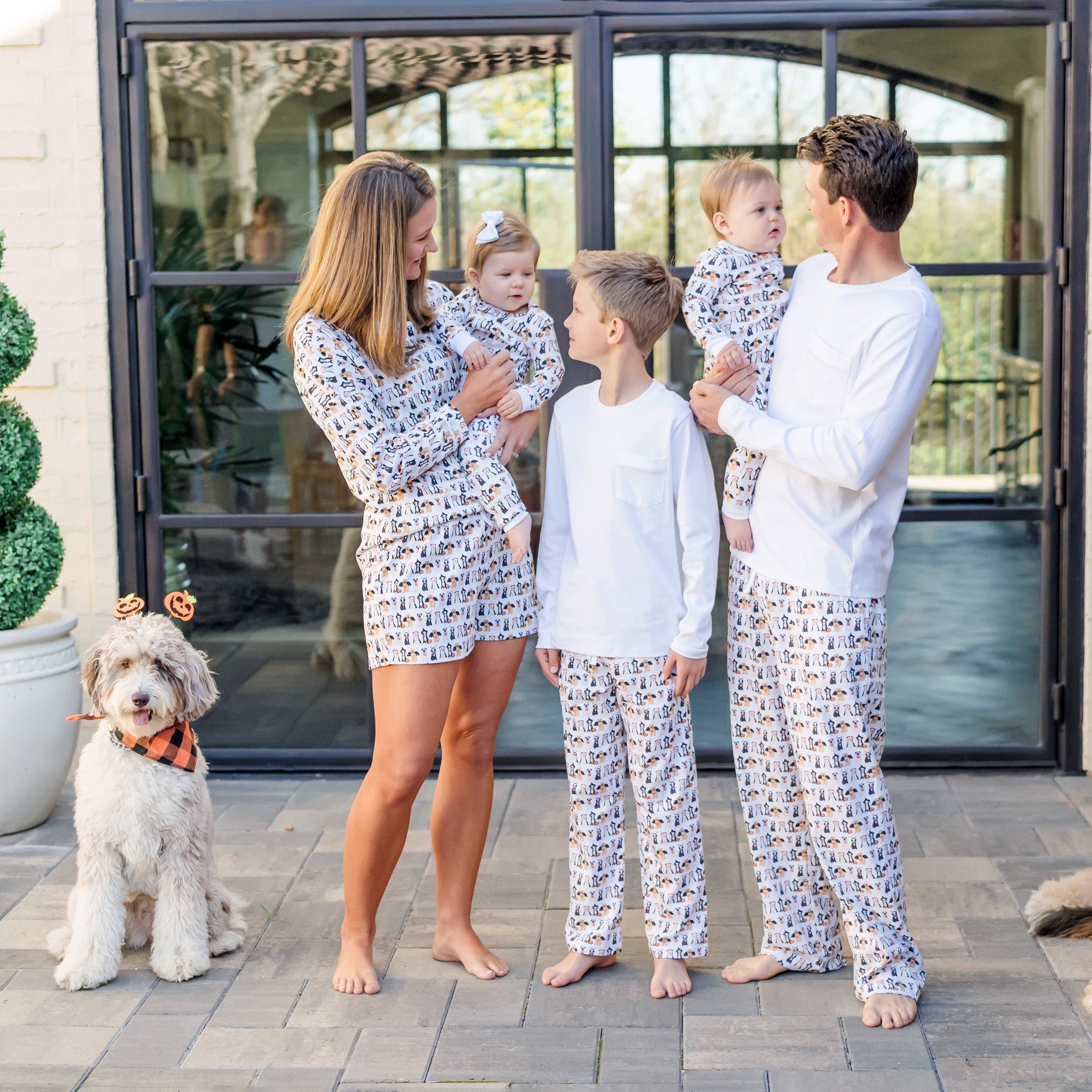 Parker Zipper Pajama - Halloween Pups