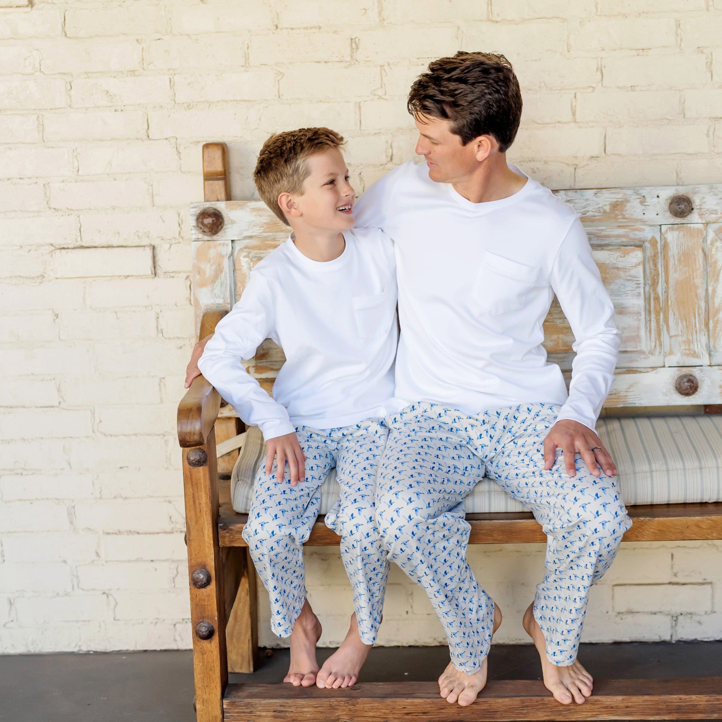 Beckett Boys' Hangout Pant - Mallard Ducks