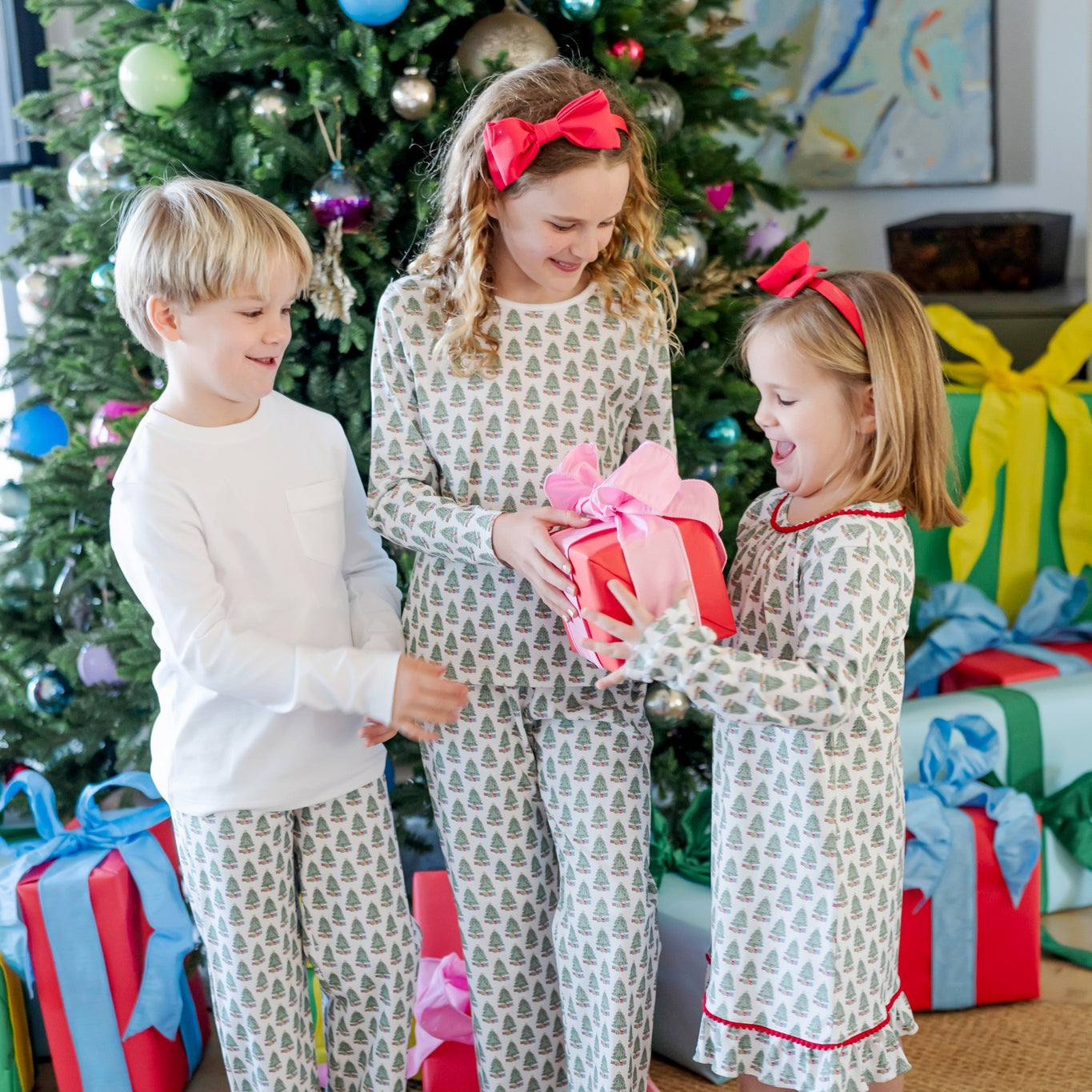 Beckett Boys' Hangout Pant - Under the Christmas Tree