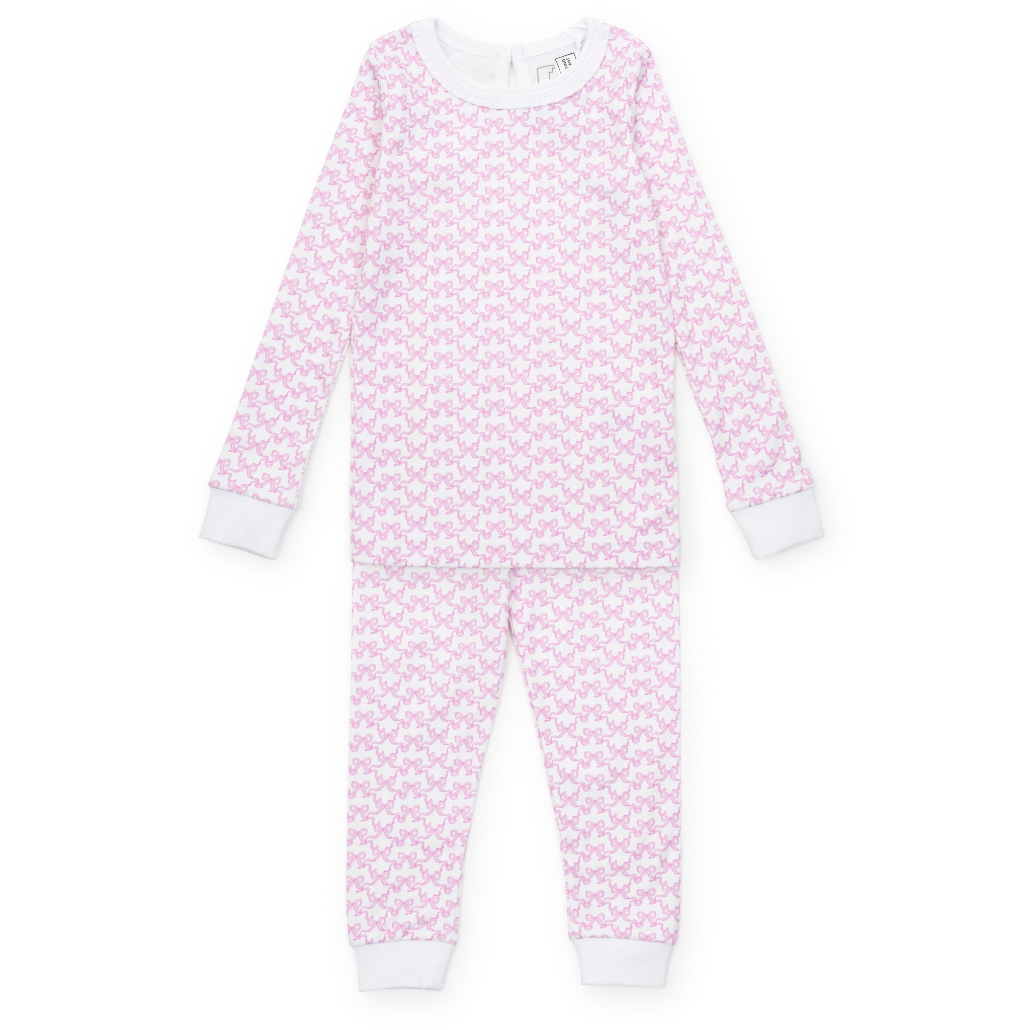 Ava Girls' Pajama Pant Set - Pretty Pink Bows