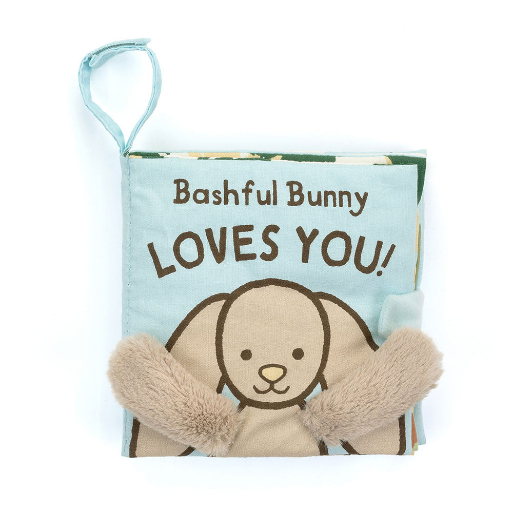 Bashful Bunny Loves You Book by Jellycat