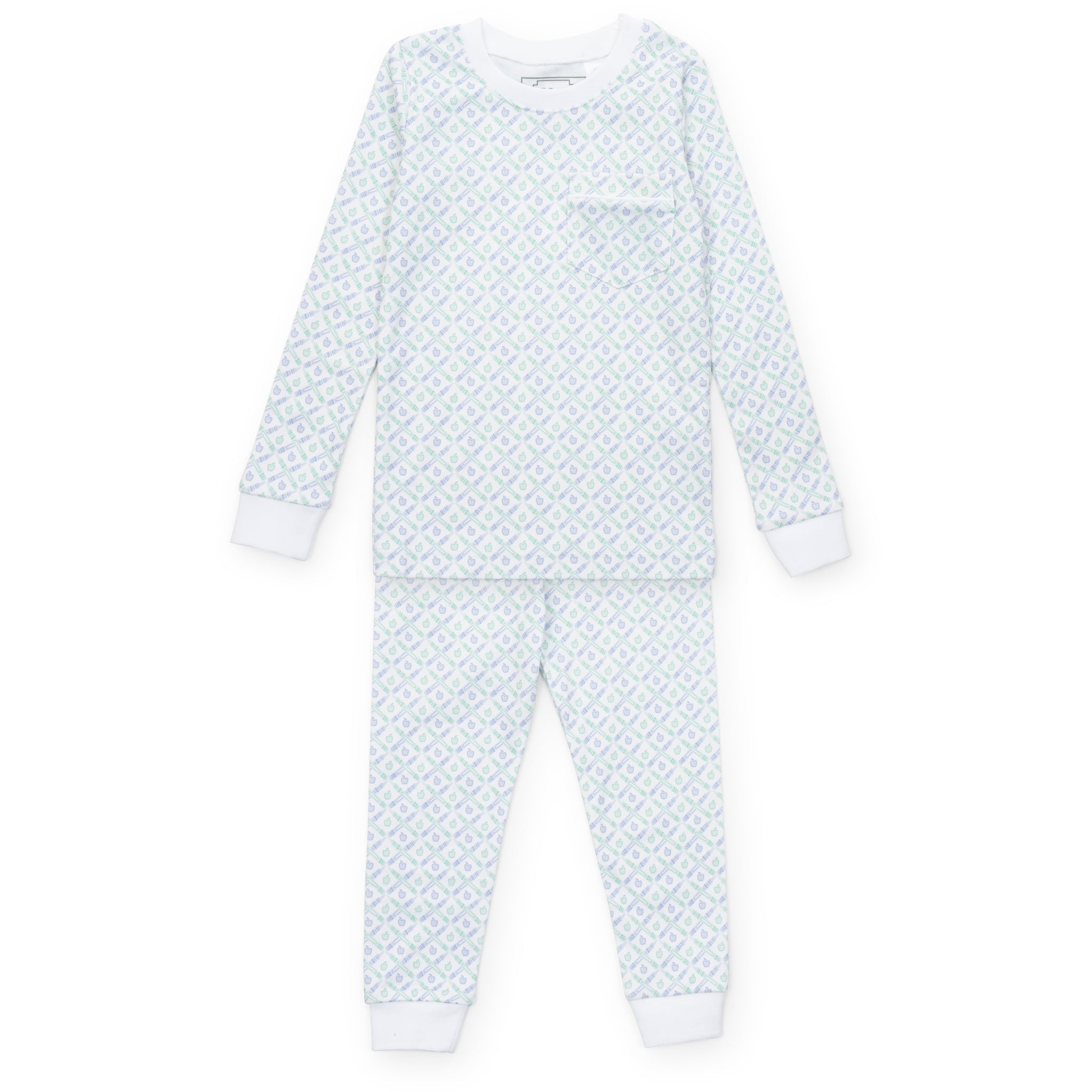 Bradford Boys' Pajama Pant Set - School Plaid Blue