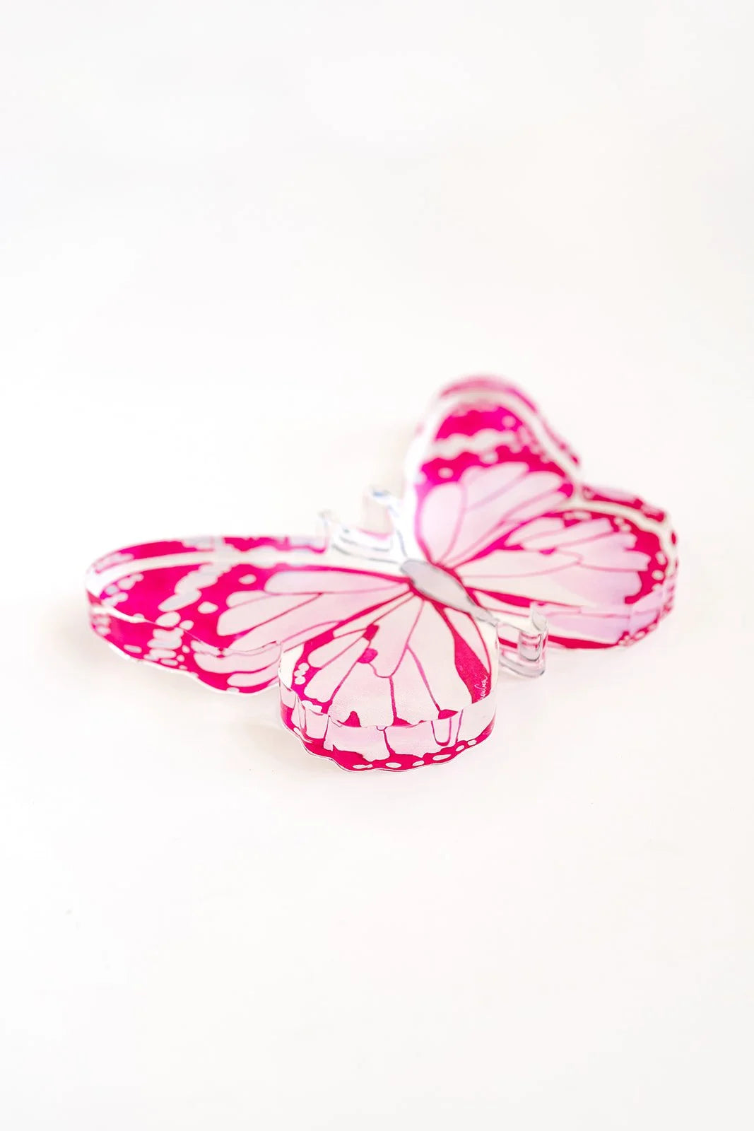 Cartie Butterfly Acrylic Art Block Large by Catherine Cartie