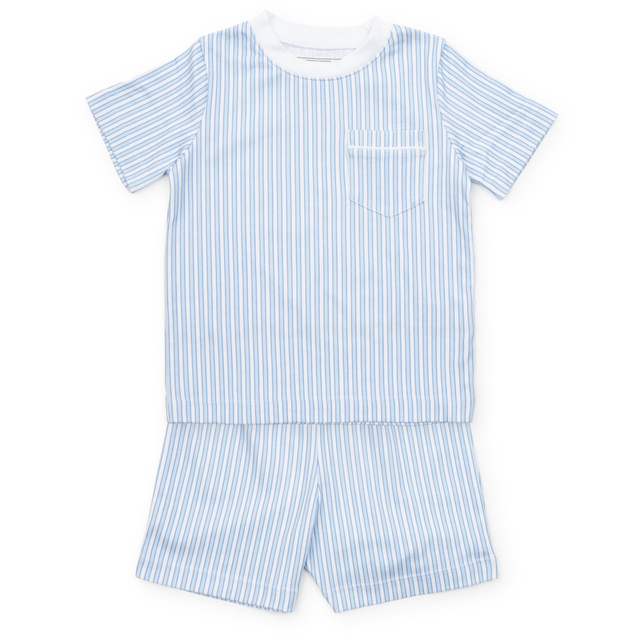 Charles Boys' Short Set - Classic Stripe