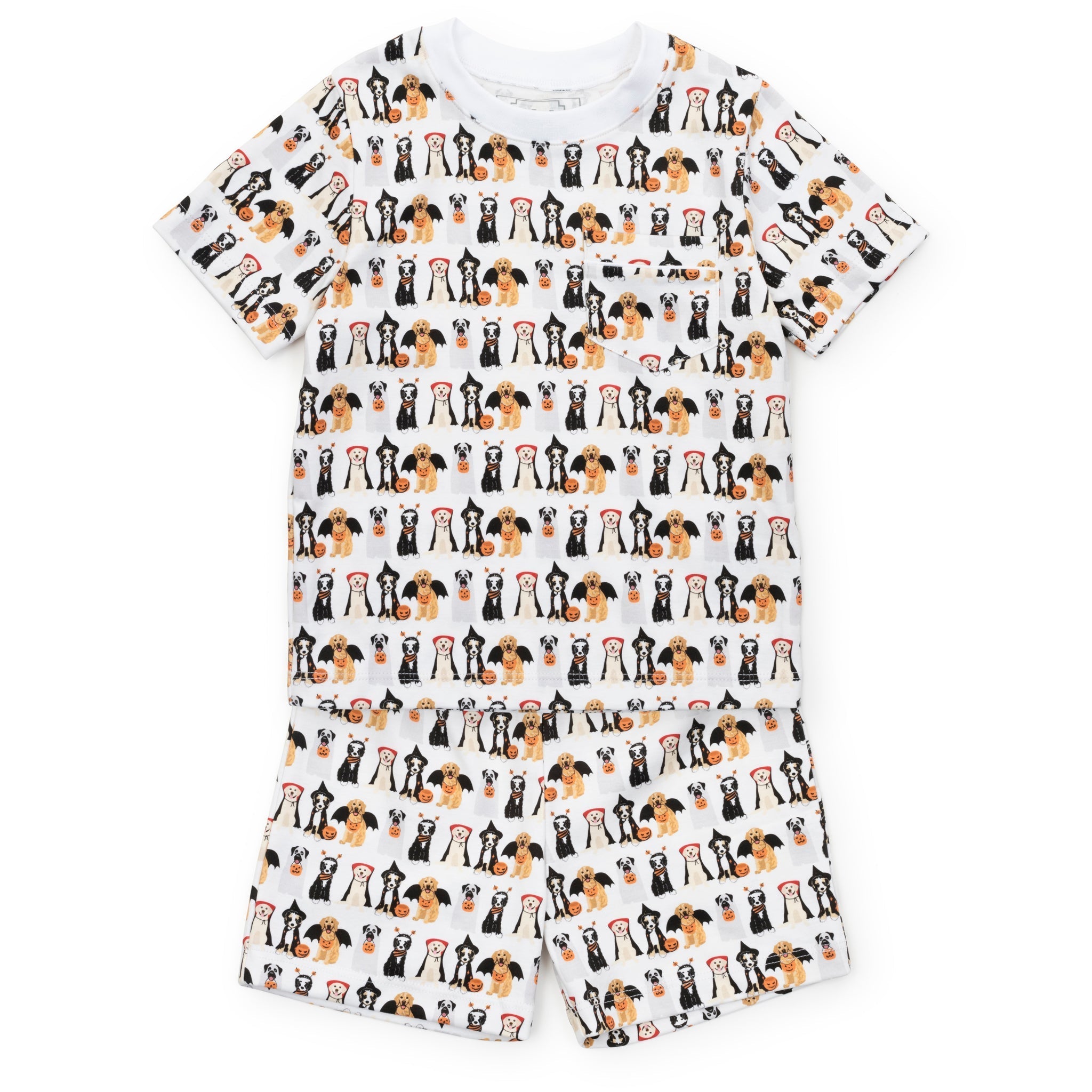Charles Boys' Short Set - Halloween Pups