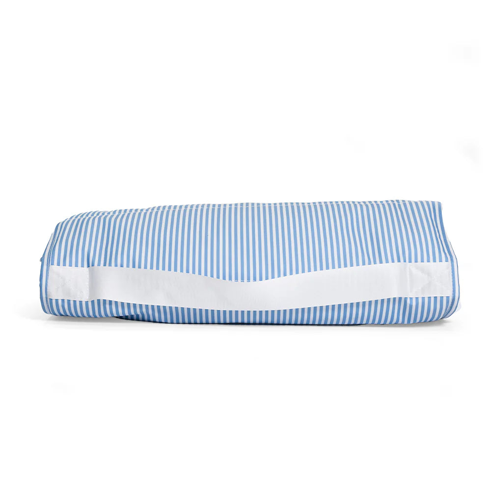 Rest Up! Nap Mat Pimlico Stripe Chambray by TRVL Design