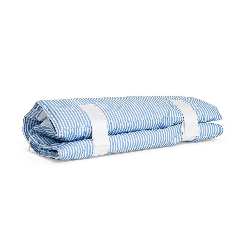 Rest Up! Nap Mat Pimlico Stripe Chambray by TRVL Design