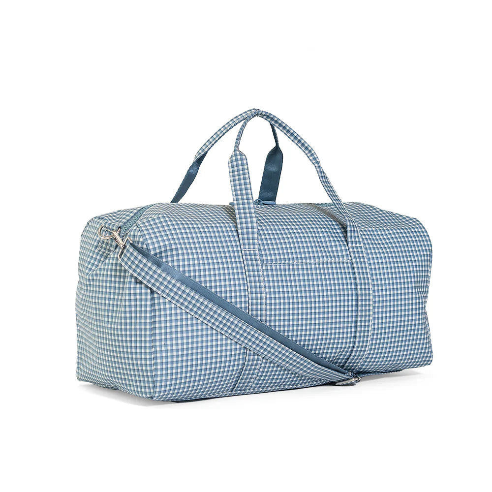 XL Weekender Duffel Bag Rodeo Check Indigo by TRVL Design