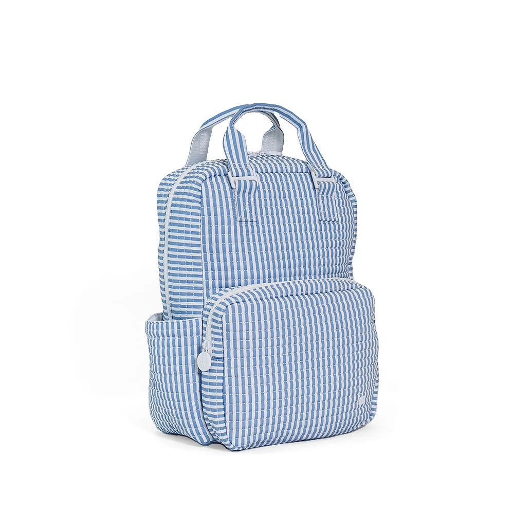 Quilted All You Need Bag Pimlico Stripe Chambray by TRVL Design