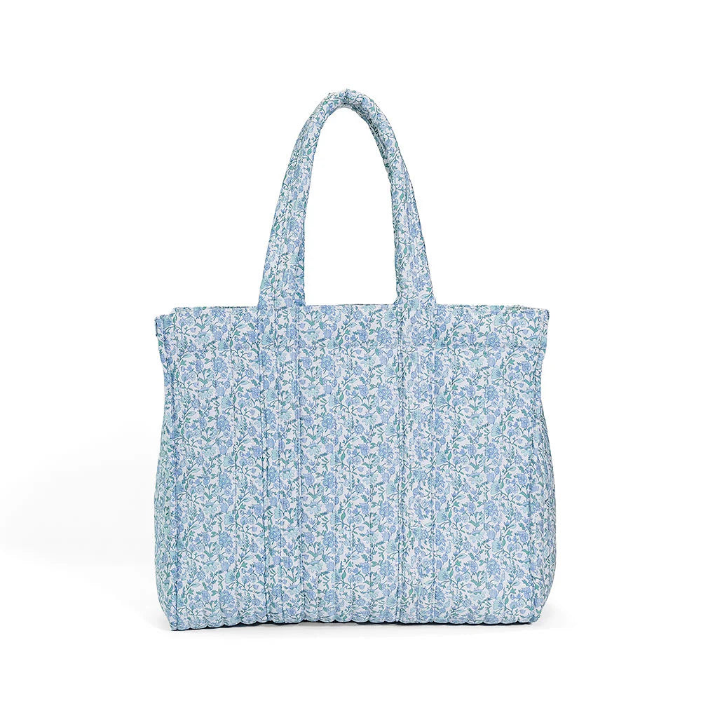 Quilted Go Go Tote Hamptons Floral by TRVL Design