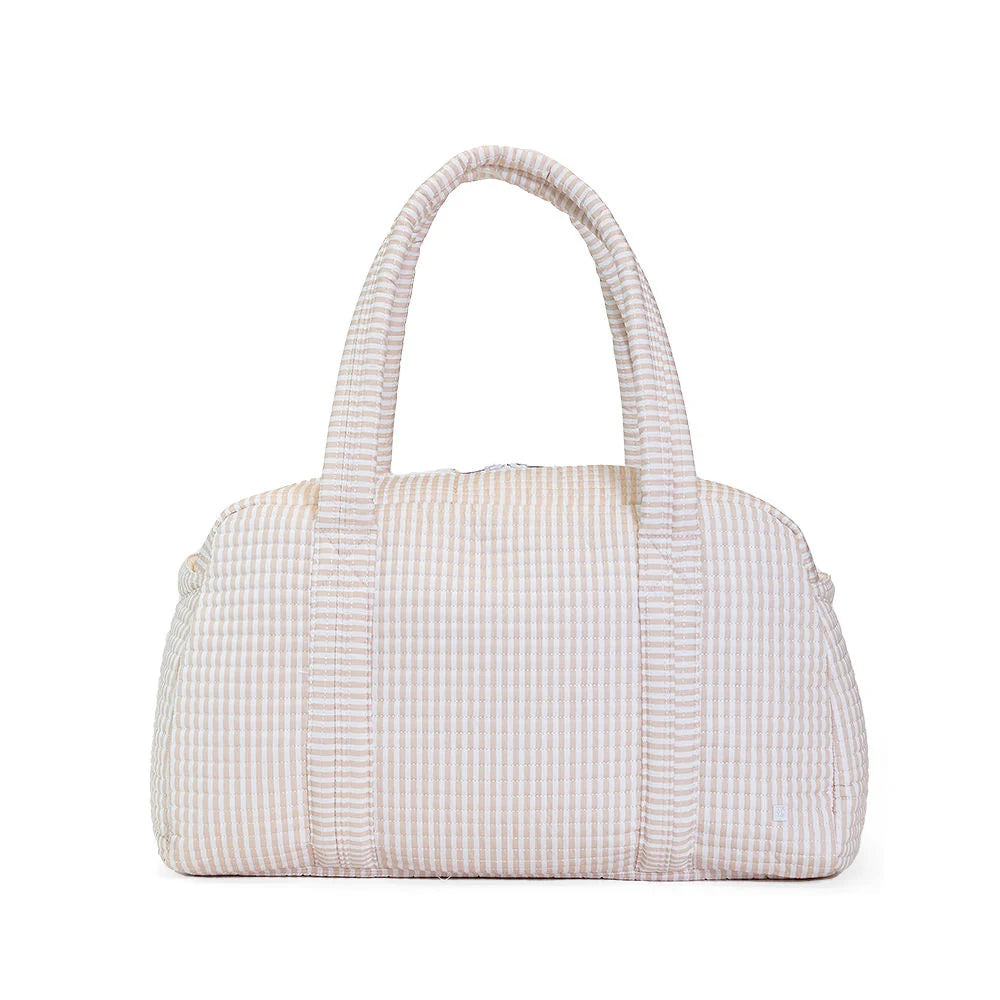 Quilted Grande Duffel Pimlico Stripe Sand by TRVL Design