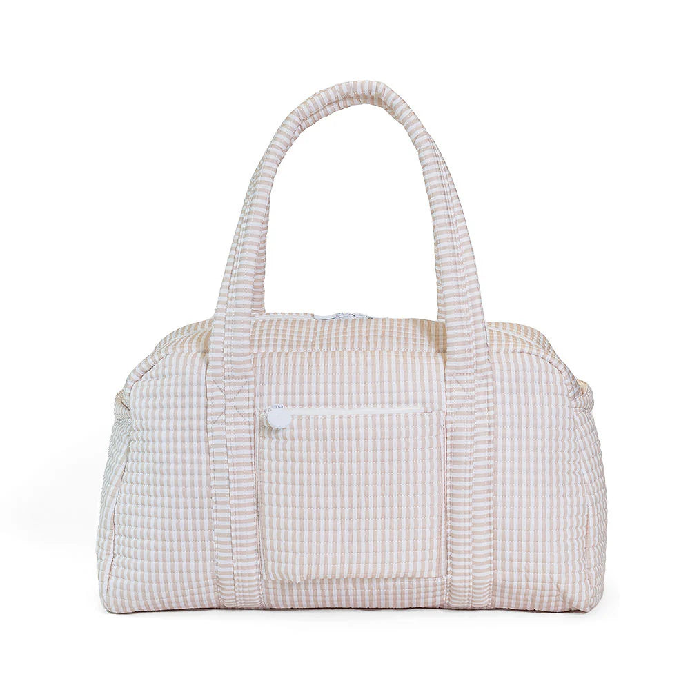 Quilted Grande Duffel Pimlico Stripe Sand by TRVL Design