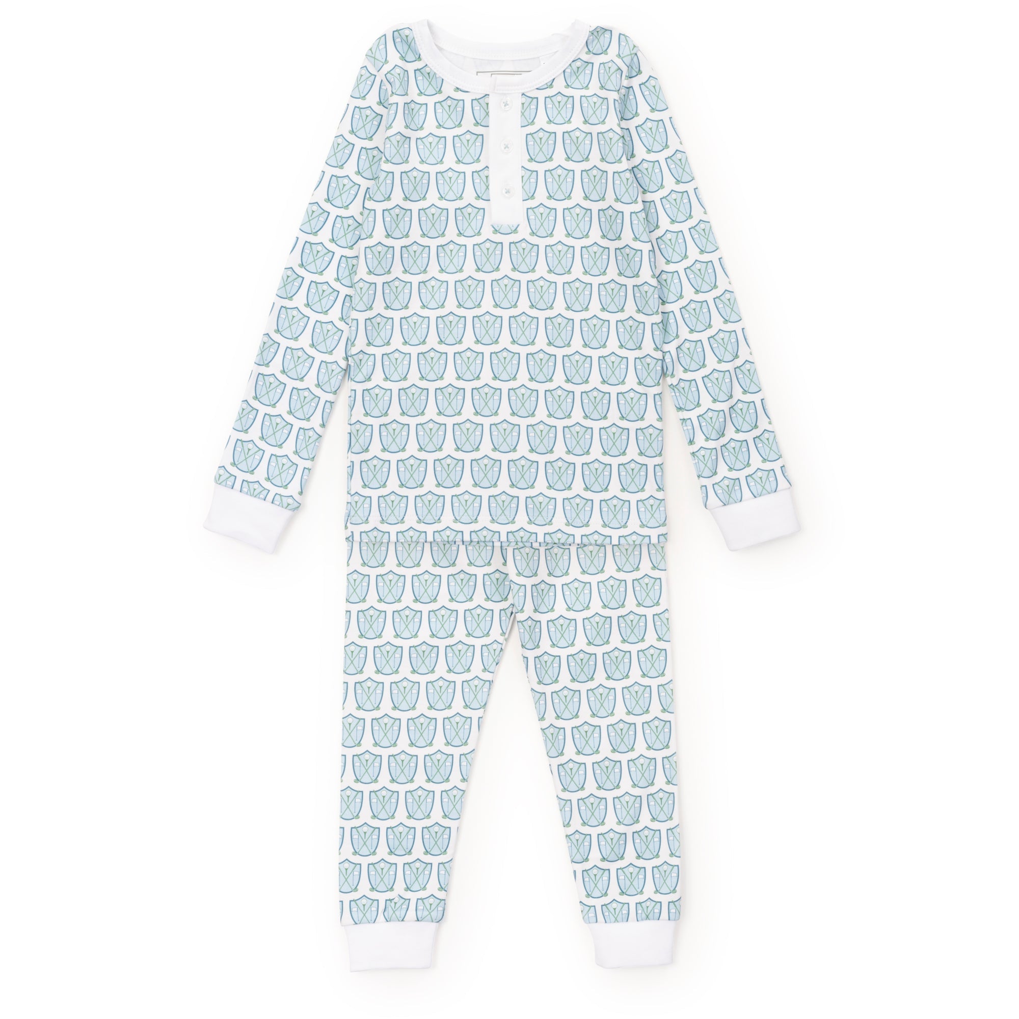 Jack Boys' Pajama Pant Set - Golf Crest Blue