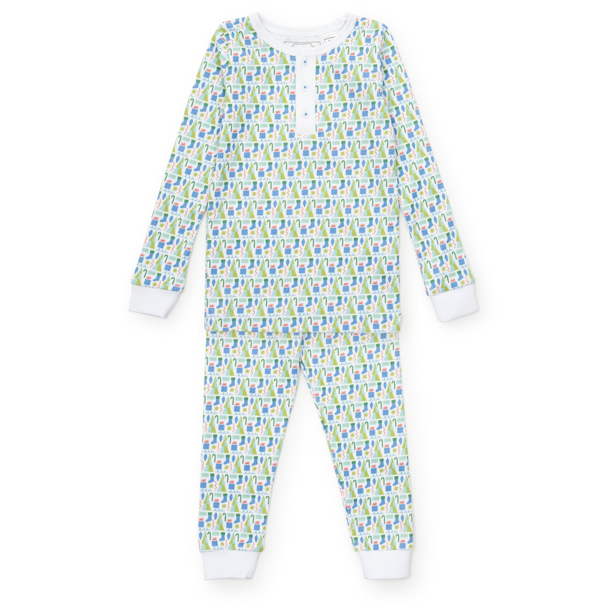 Jack Boys' Pajama Pant Set Mod Holiday Blue
