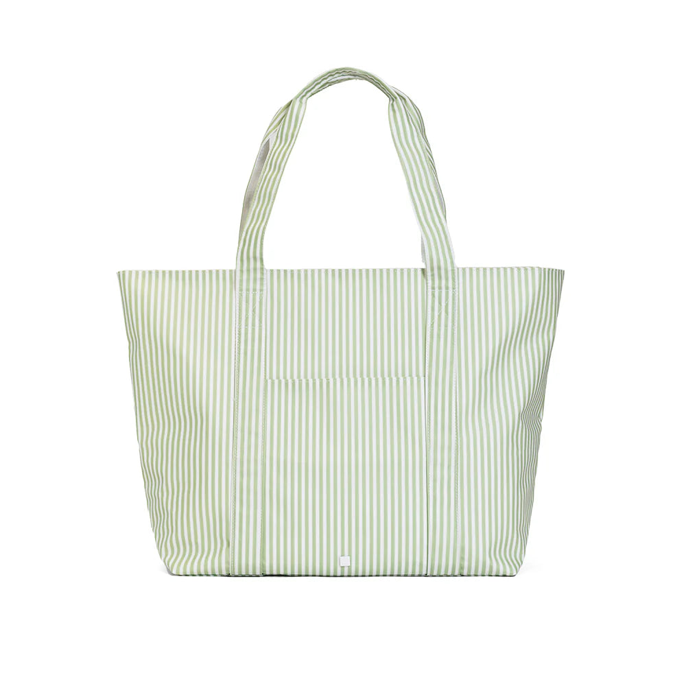 Jumbo Tote XL Pimlico Stripe Sage by TRVL Design