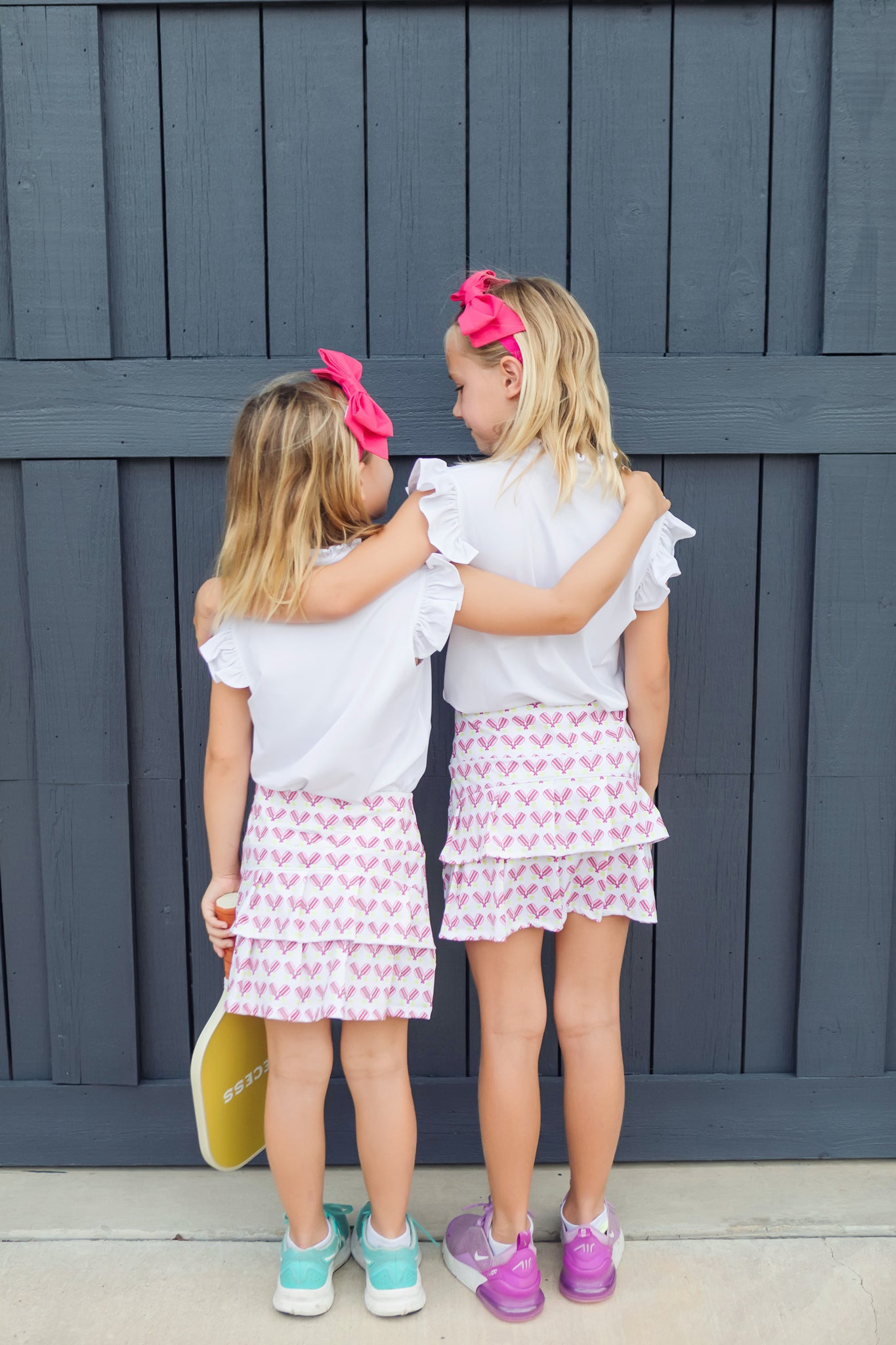 Margot Girls' Performance Skirt by LH Sport - Pickleball Pink