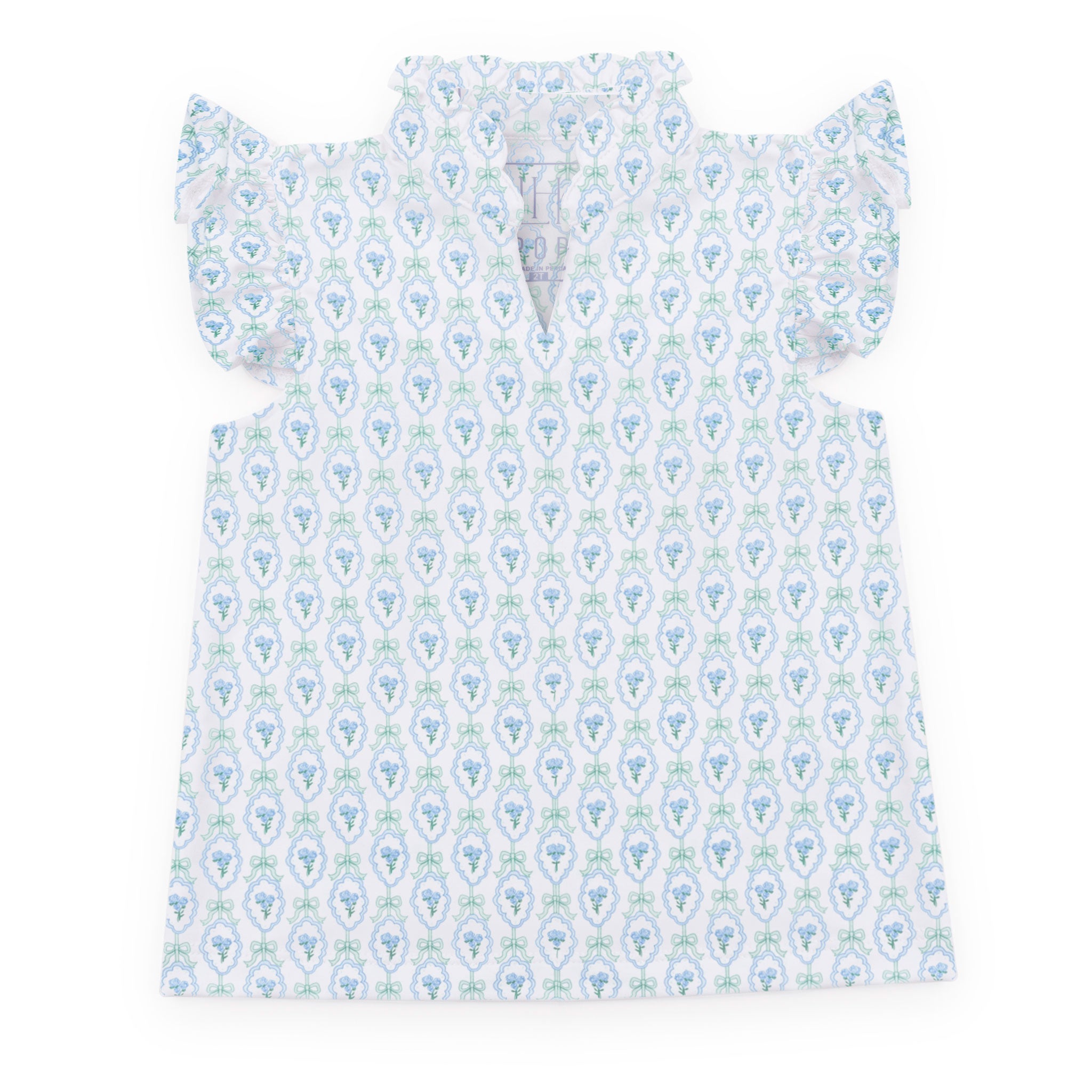 Ellie Girls' Sleeveless Performance Top by LH Sport - Hampton Blooms