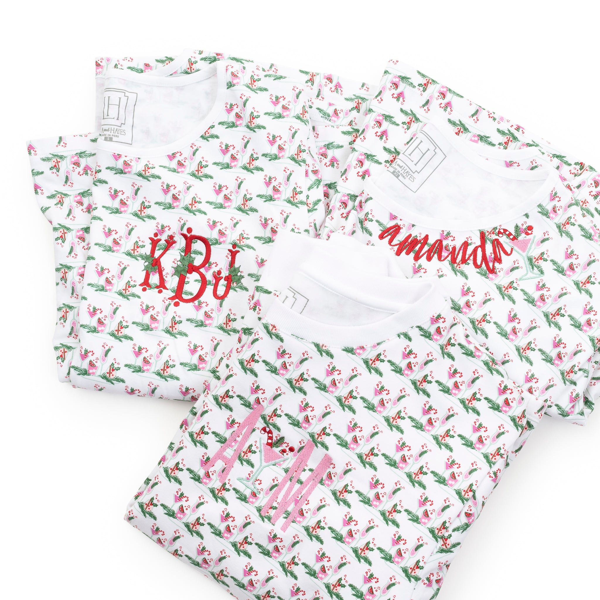 Janann Women's Sweatshirt Short Set - Merry Little Cocktails