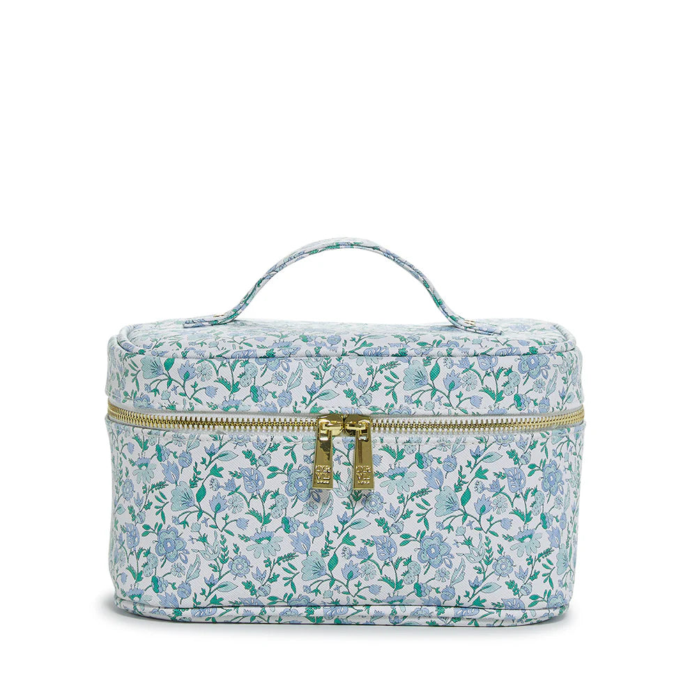 Luxe Train 2 Cosmetic Case Hamptons Floral by TRVL Design