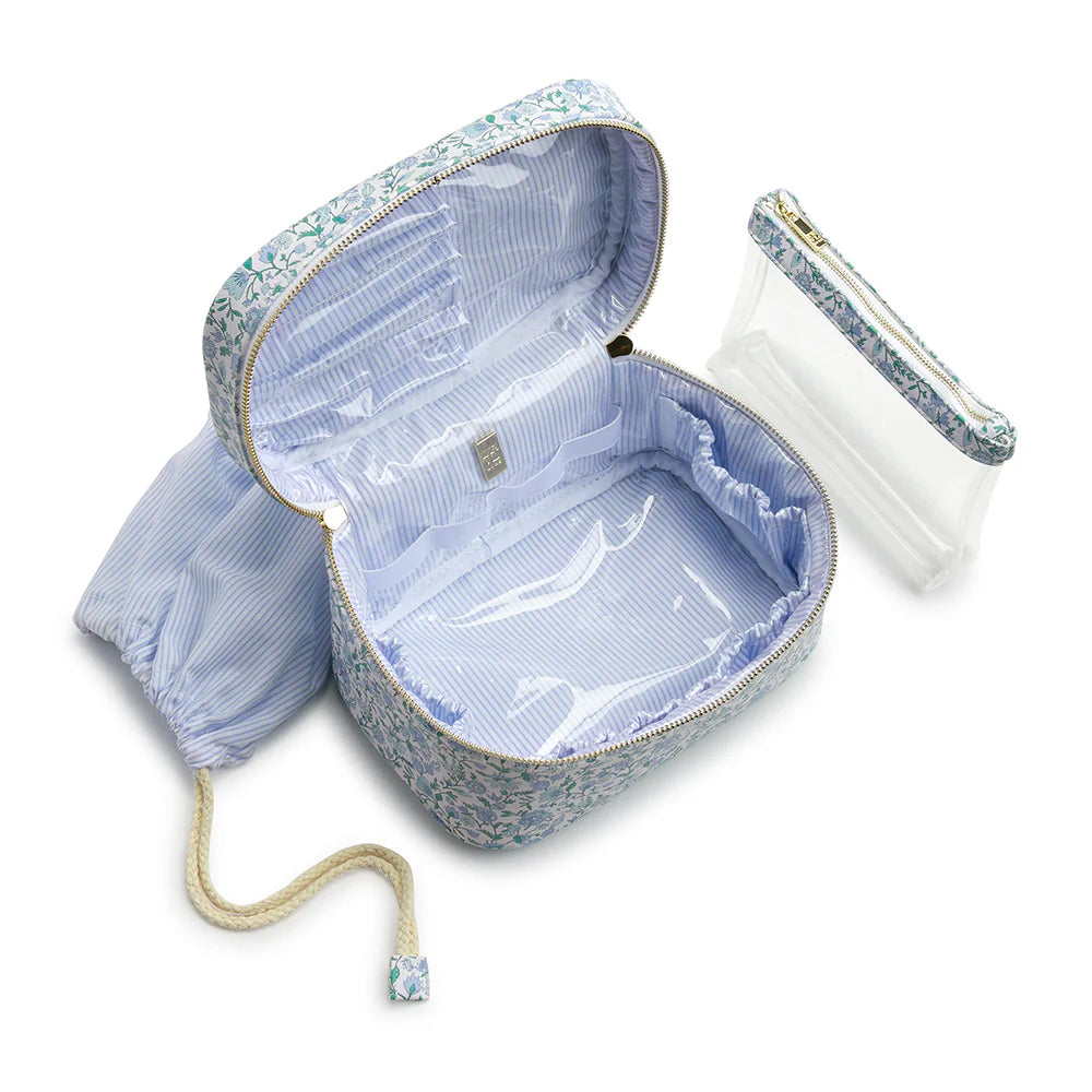 Luxe Train 2 Cosmetic Case Hamptons Floral by TRVL Design
