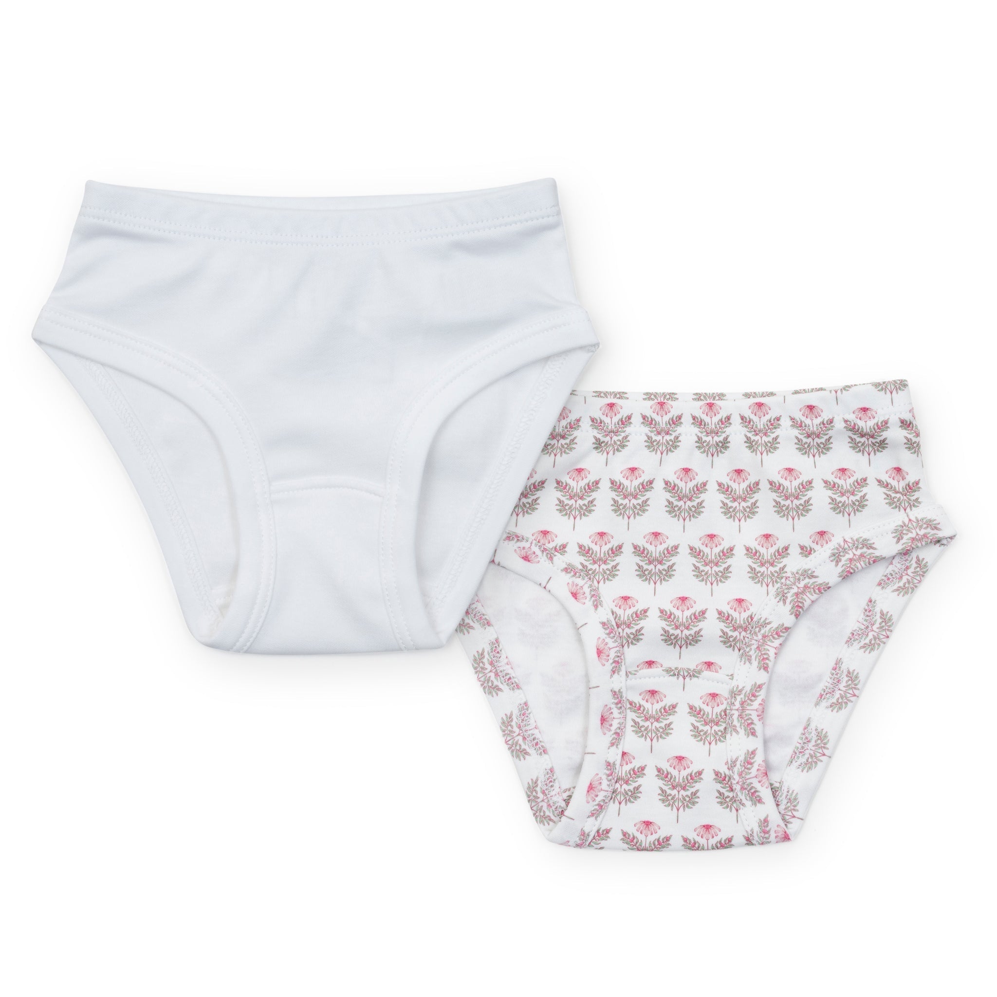 Lauren Girls' Underwear Set - Berkshire Batik Floral/White
