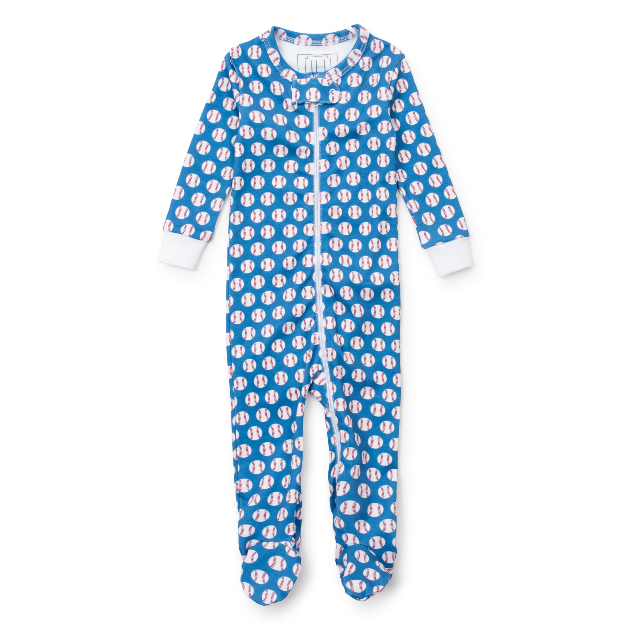 Parker Boys' Zipper Pajama - Baseball Grand Slam