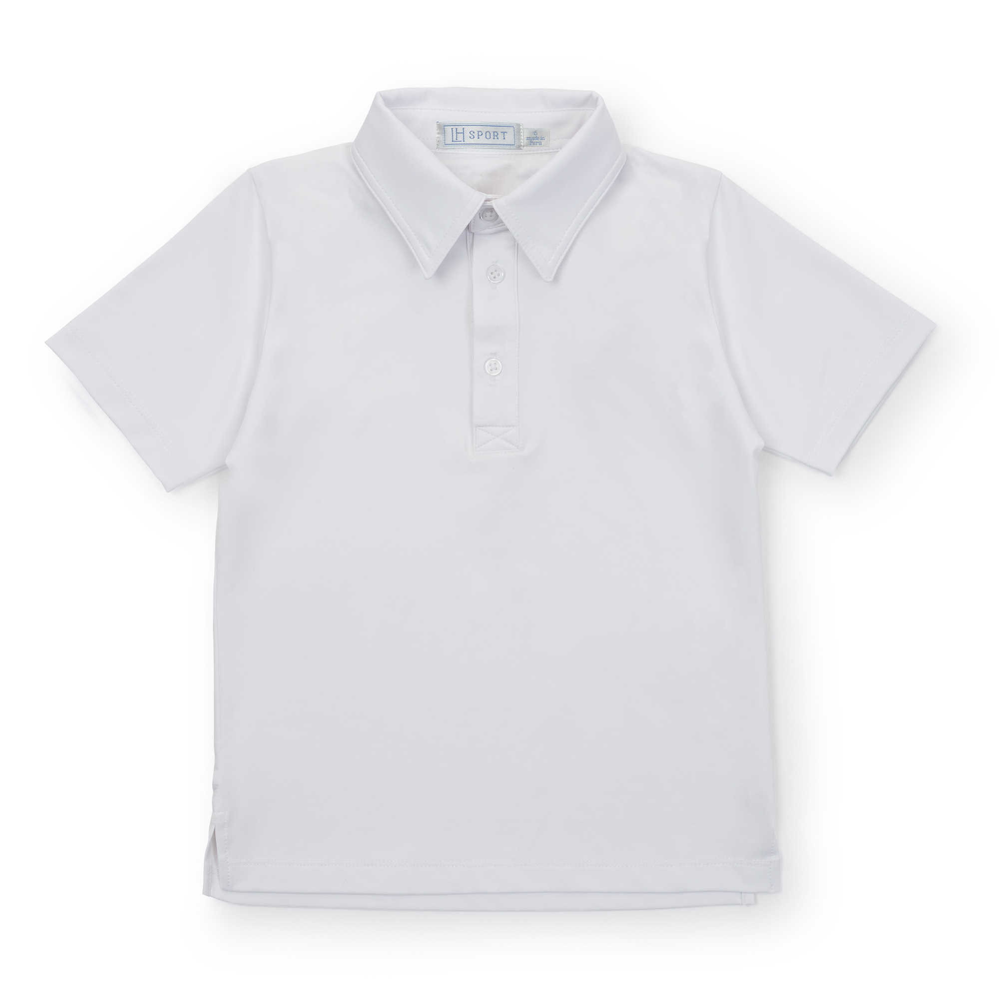 Uniform Will Boys' Performance Polo by LH Sport - White