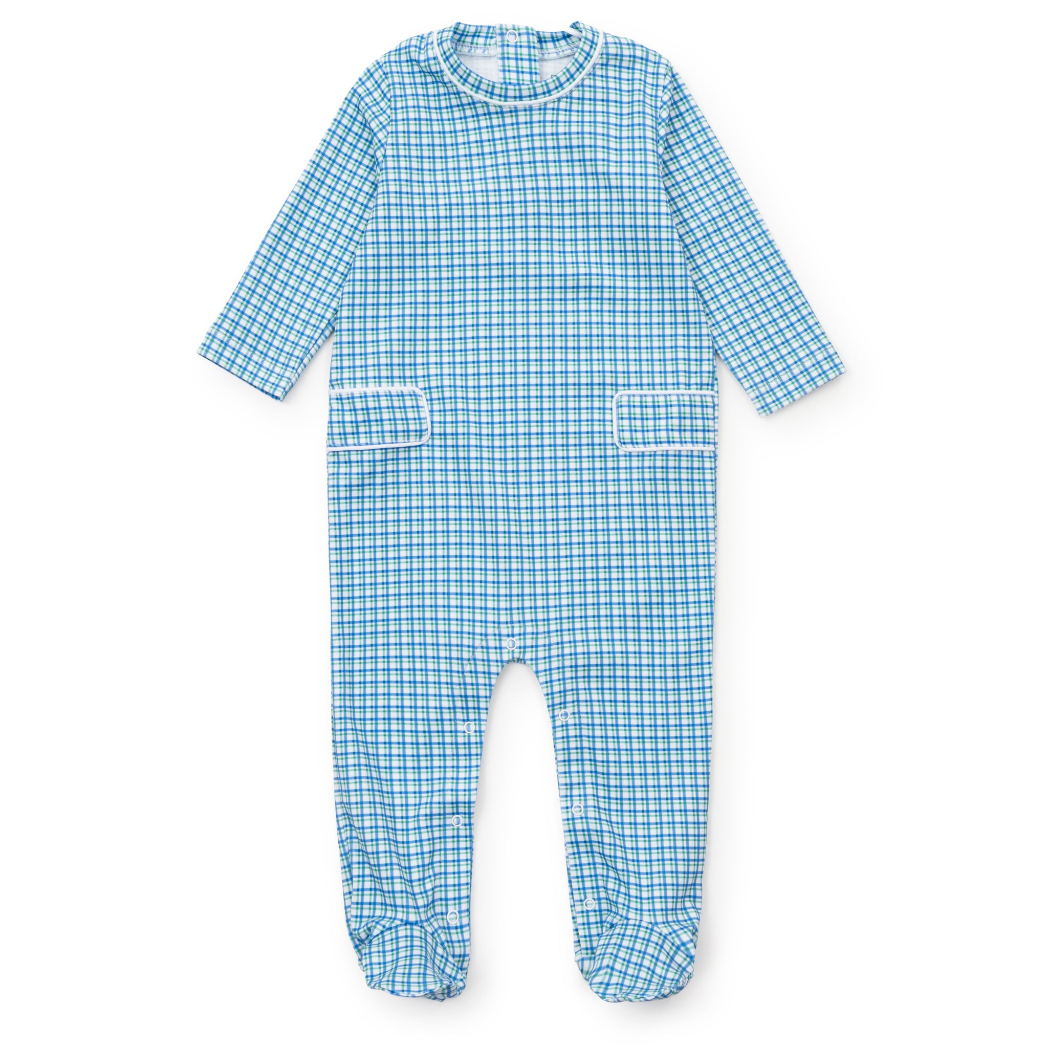 Preston Boys' Romper Hampton Plaid