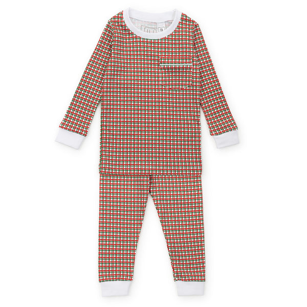 Lila & Hayes Boys Beckett Hangout Lounge Pants - Patriotic Liberty Stripe