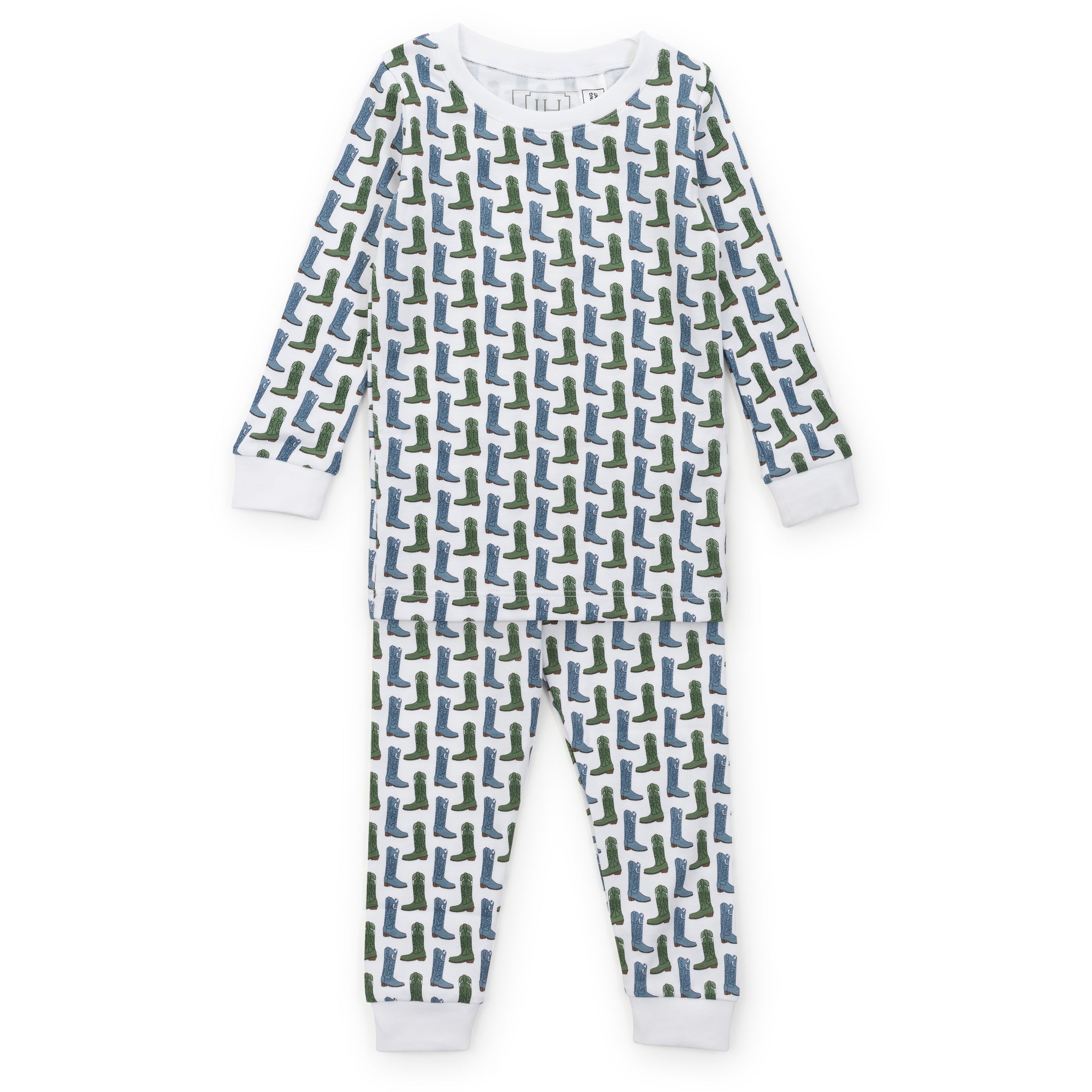 Grayson Boys' Pajama Pant Set Cowboy Boots