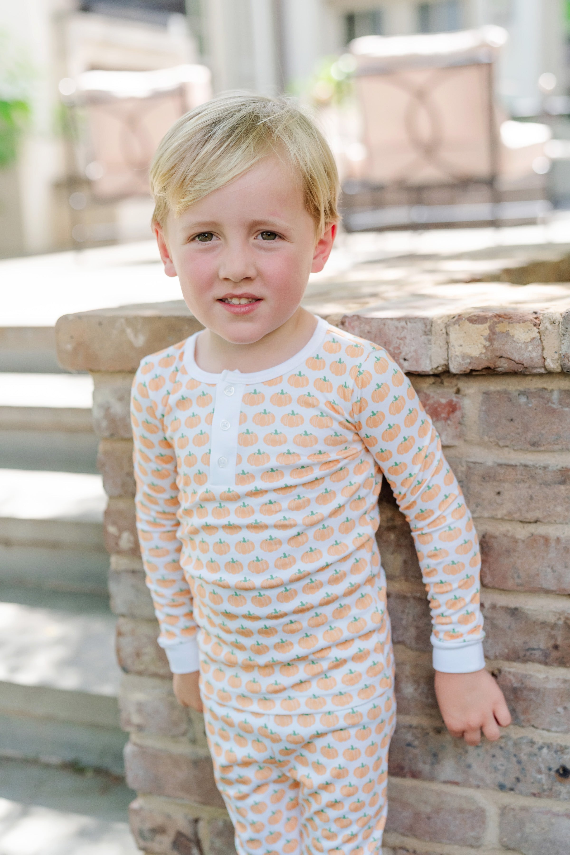 Jack Boys' Pajama Pant Set - Harvest Pumpkin