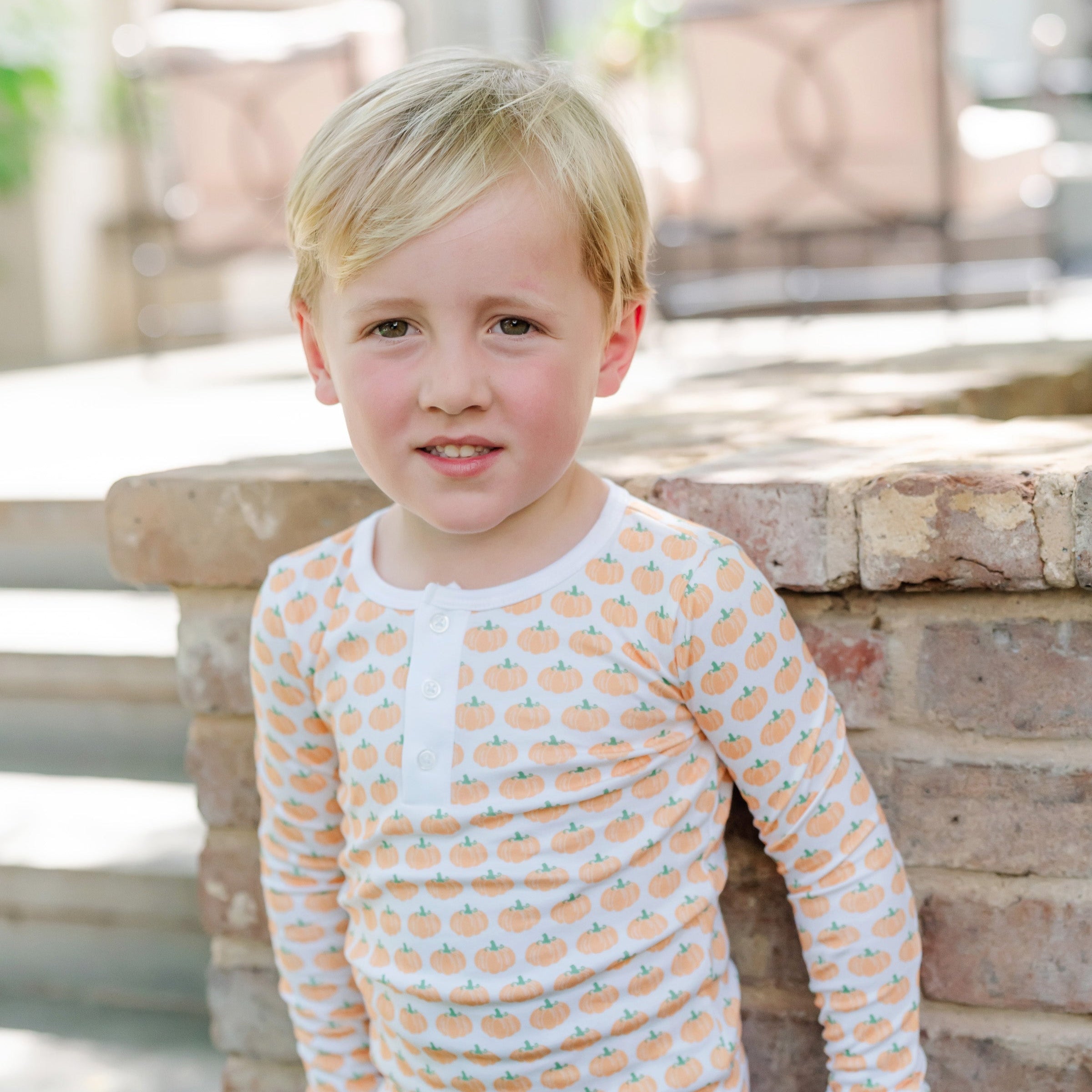 Jack Boys' Pajama Pant Set - Harvest Pumpkin