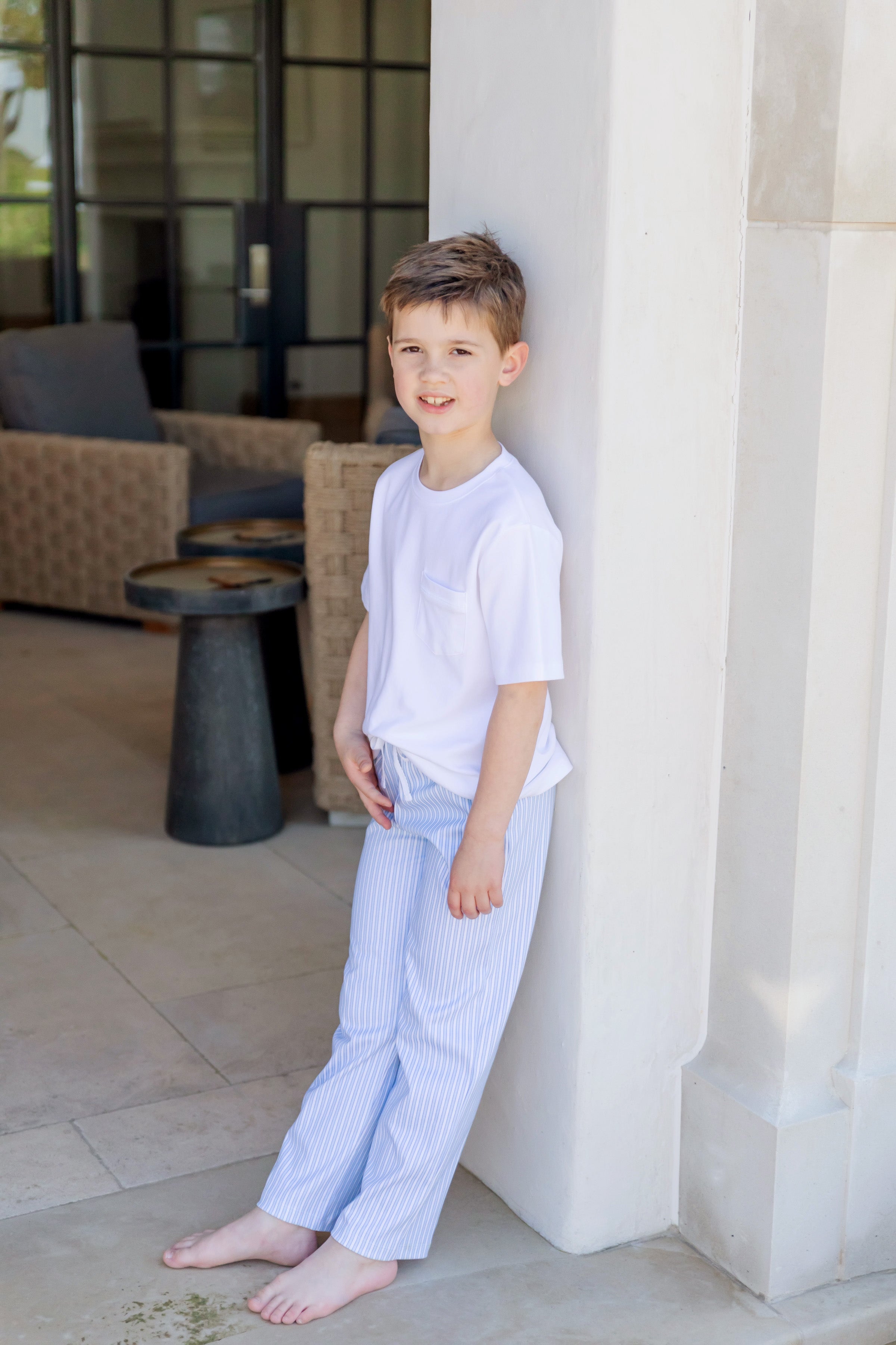 Beckett Boys' Hangout Pant - Classic Stripe