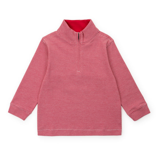 Lila & Hayes Boys Beckett Hang Out Pants - Red Hot Cocoa Santa