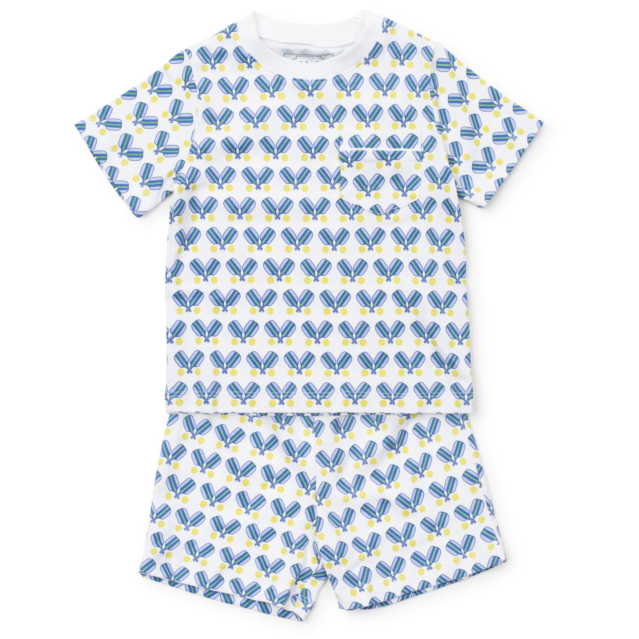 Charles Boys' Short Set Pickleball Blue
