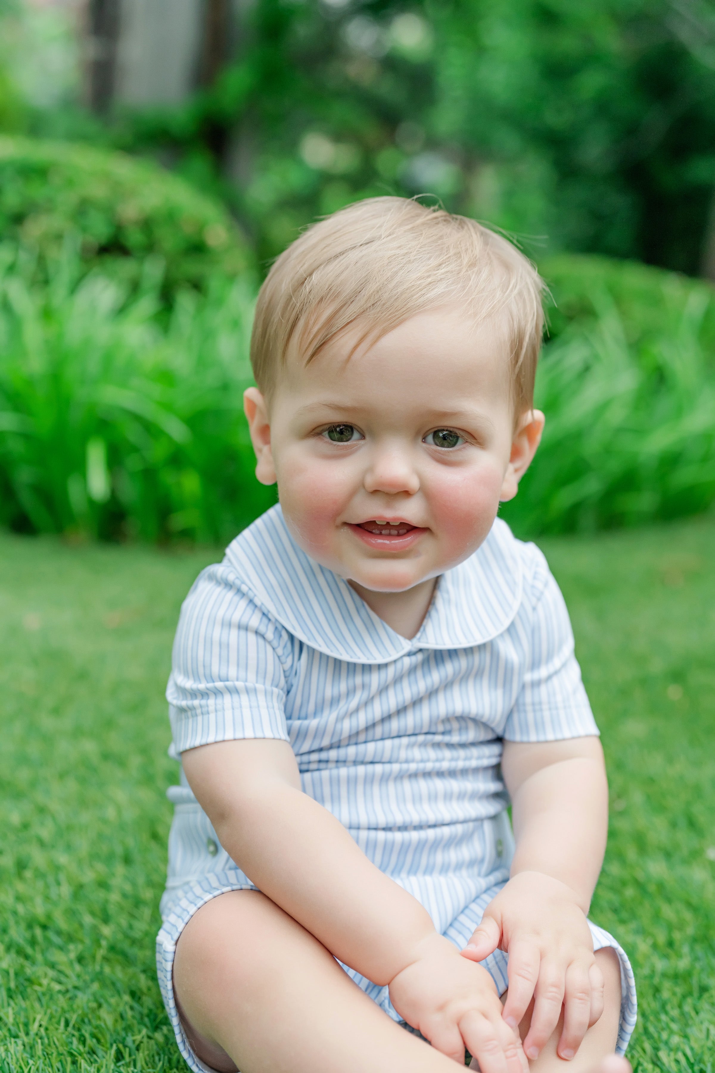 Henry Boys' Pima Cotton Shortall - Classic Stripe
