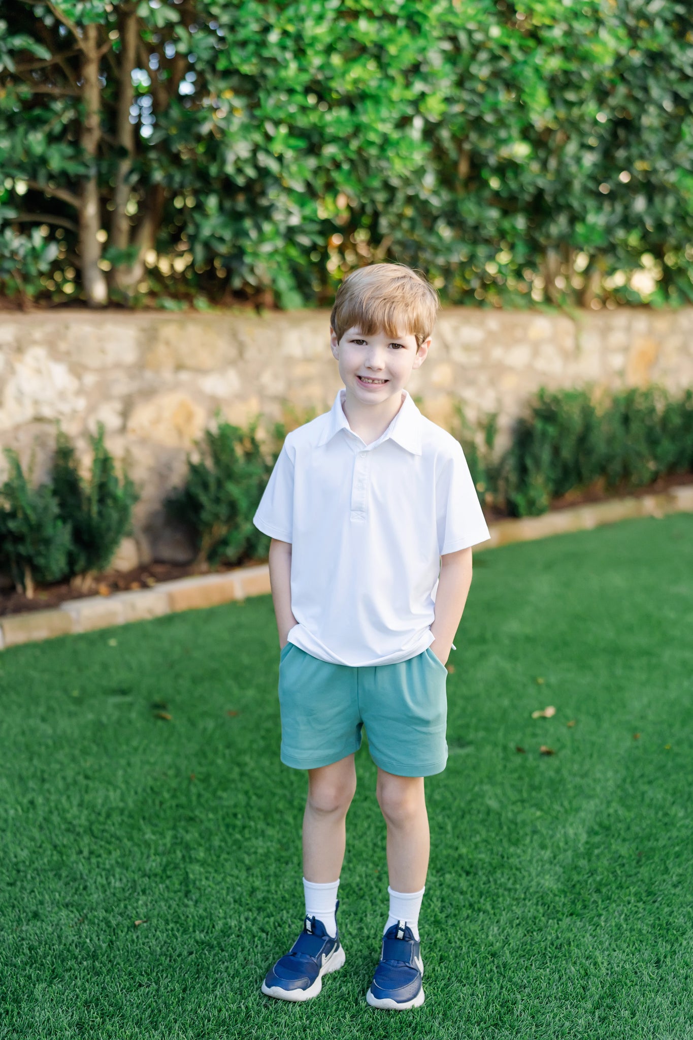 Sawyer Boys' Play Shorts - Spruce Green