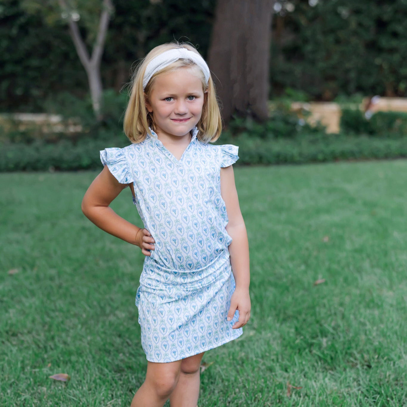 Margot Girls' Performance Skirt by LH Sport - Hampton Blooms