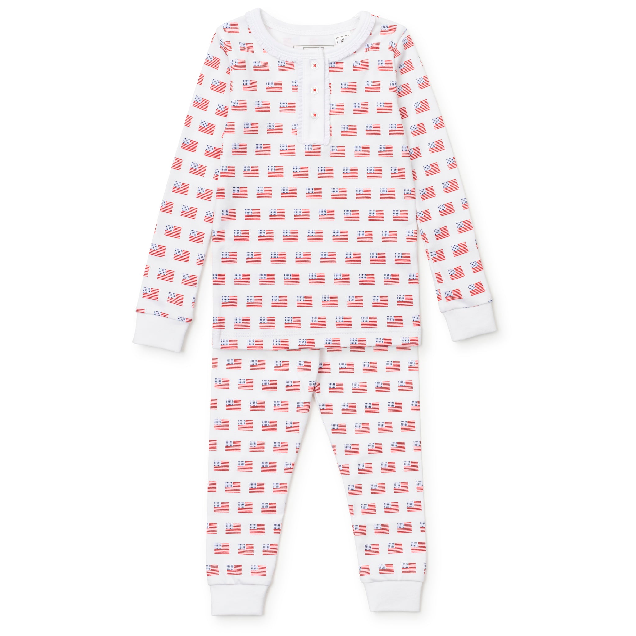 Alden Girls' Pajama Pant Set - American Flag