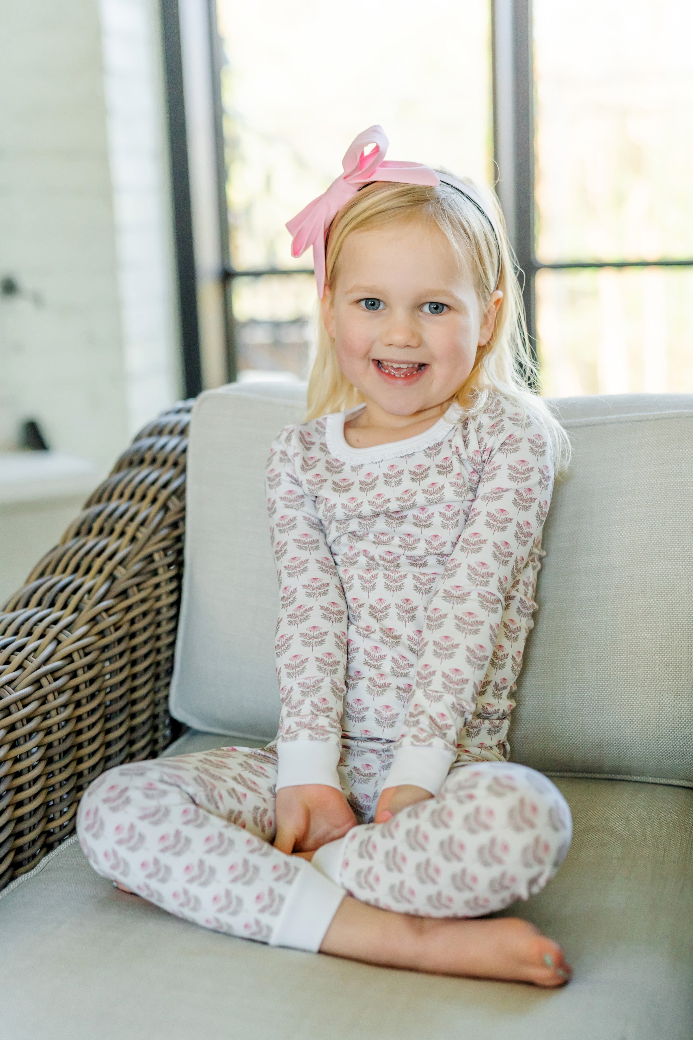 Ava Girls' Pajama Pant Set - Berkshire Batik Floral