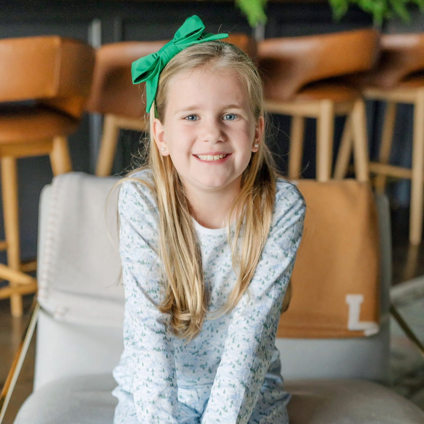 Millie Girls' Pant Set - Snow-Capped Mountains