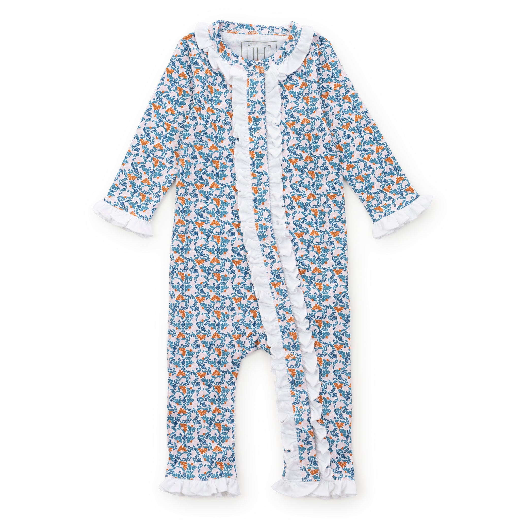 Grey Girls' Romper