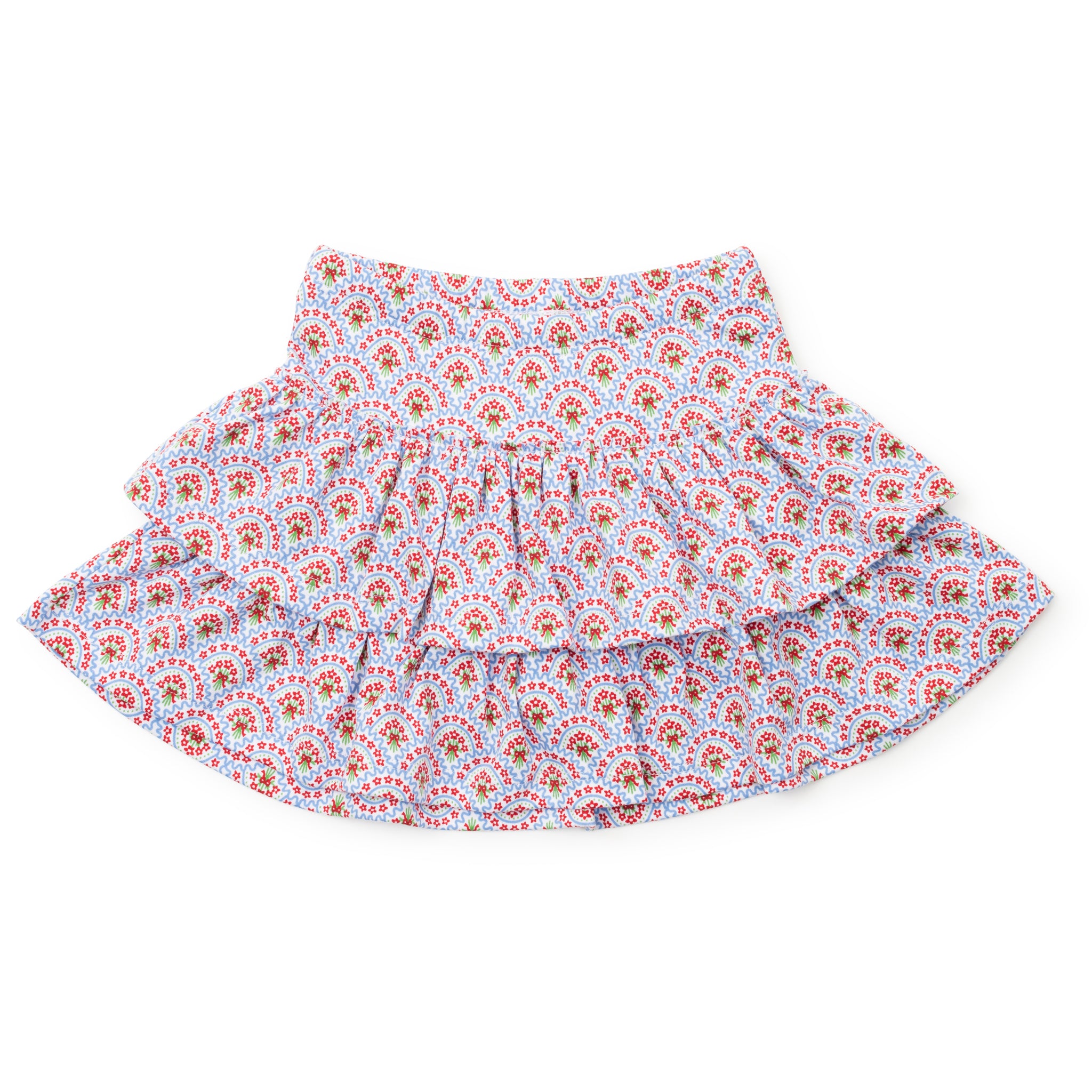 Maggie Girls' Tiered Skirt Bunting Floral