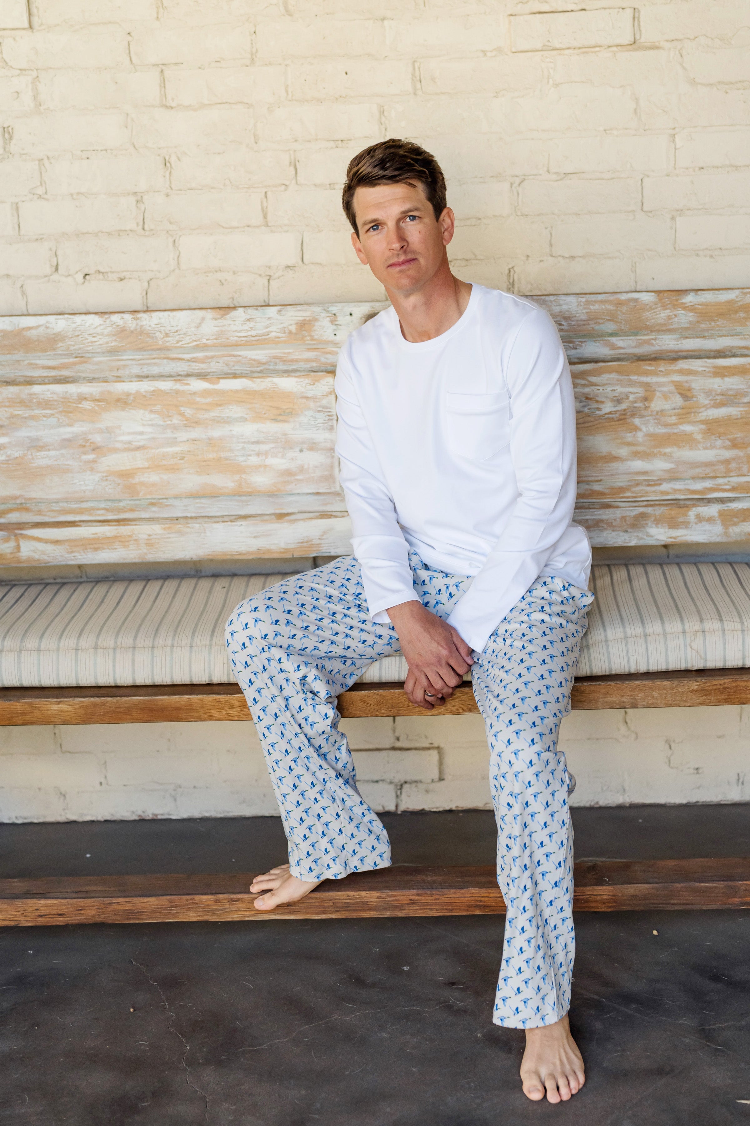 Brent Men's Hangout Pant - Mallard Ducks