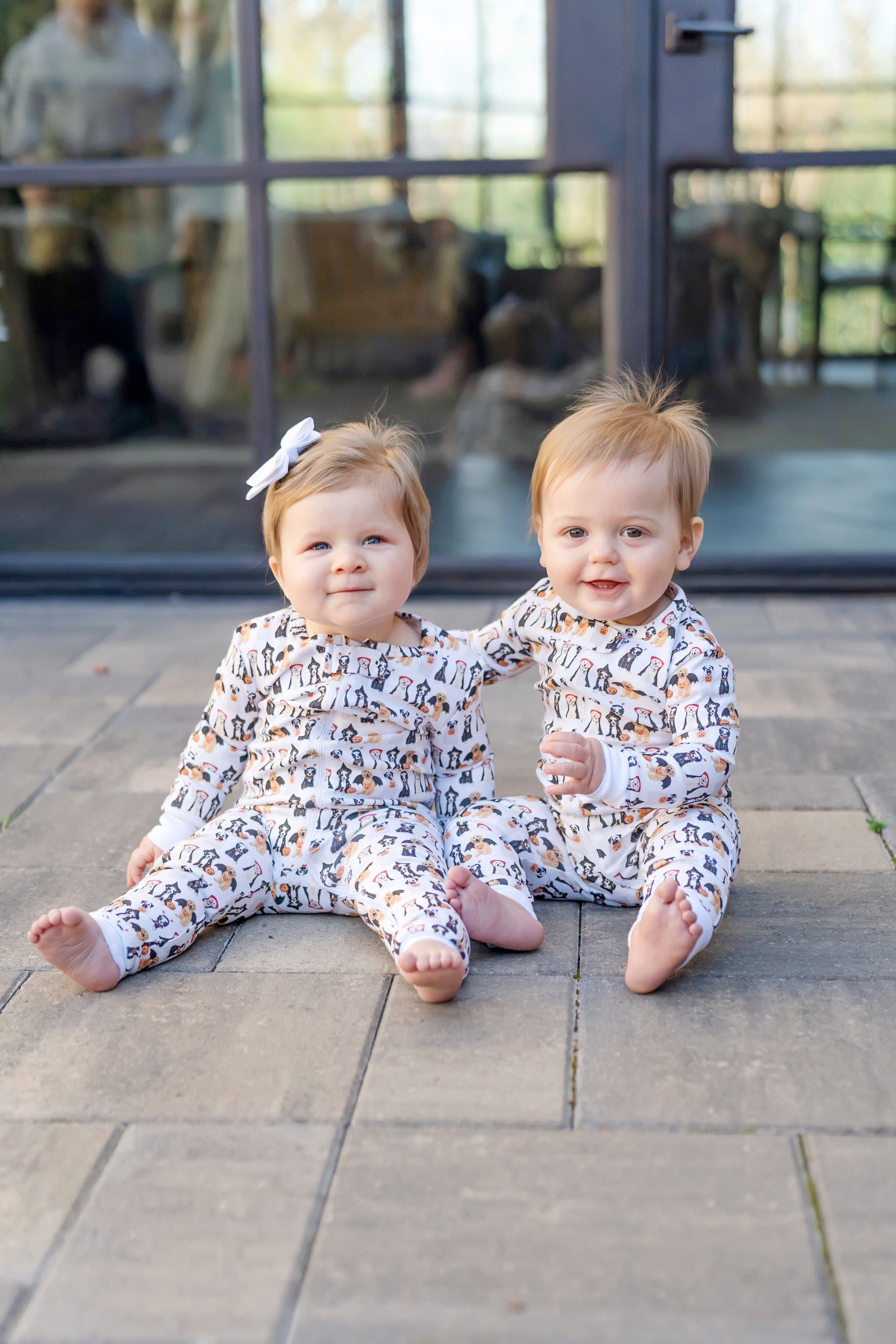 Parker Zipper Pajama - Halloween Pups