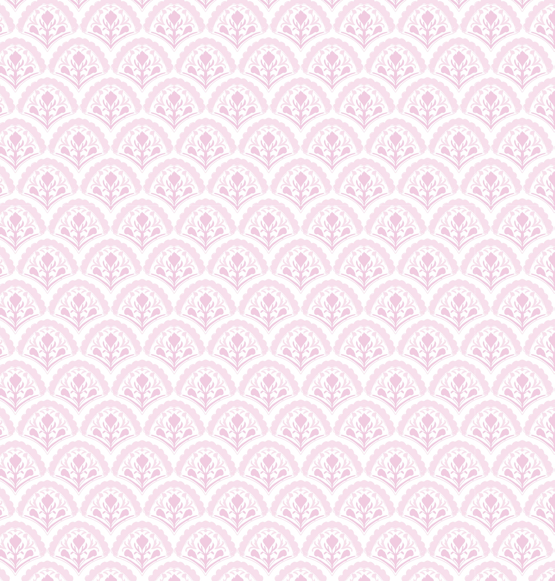 Lillian Girls' Dress - Scalloped in Pink